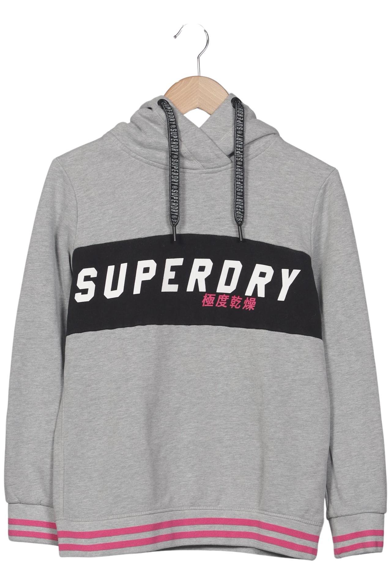 

Superdry Damen Kapuzenpullover, grau, Gr. 40