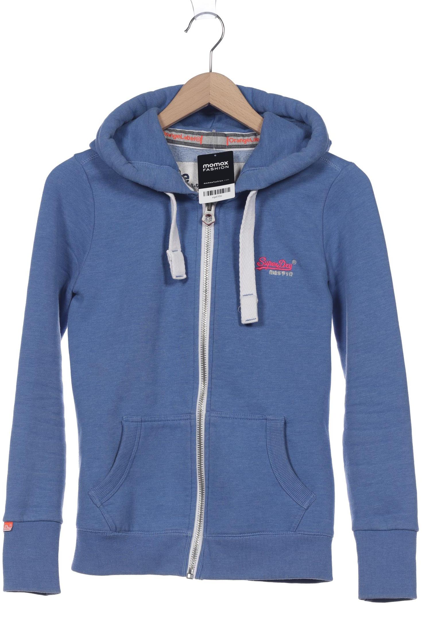 

Superdry Damen Kapuzenpullover, blau, Gr. 38