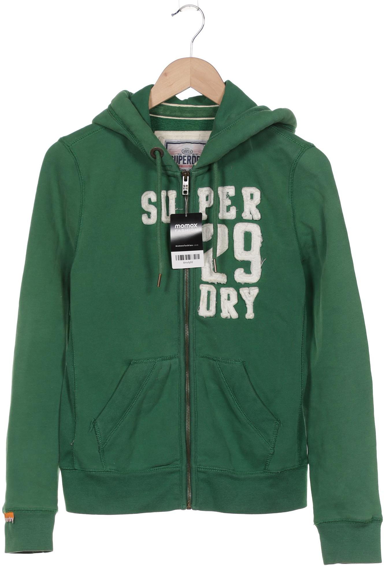 

Superdry Damen Kapuzenpullover, grün, Gr. 38