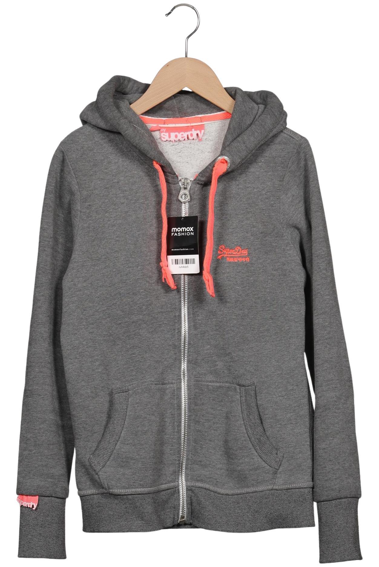 

Superdry Damen Kapuzenpullover, grau, Gr. 36