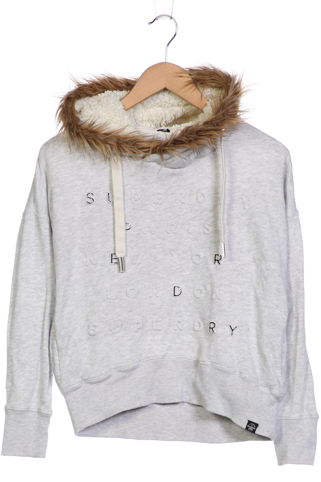 

Superdry Damen Kapuzenpullover, grau, Gr. 32