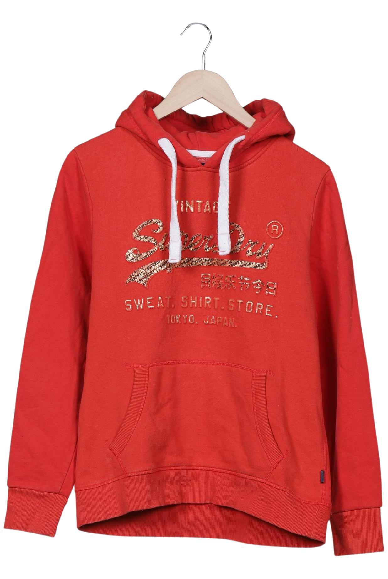 

Superdry Damen Kapuzenpullover, rot, Gr. 42