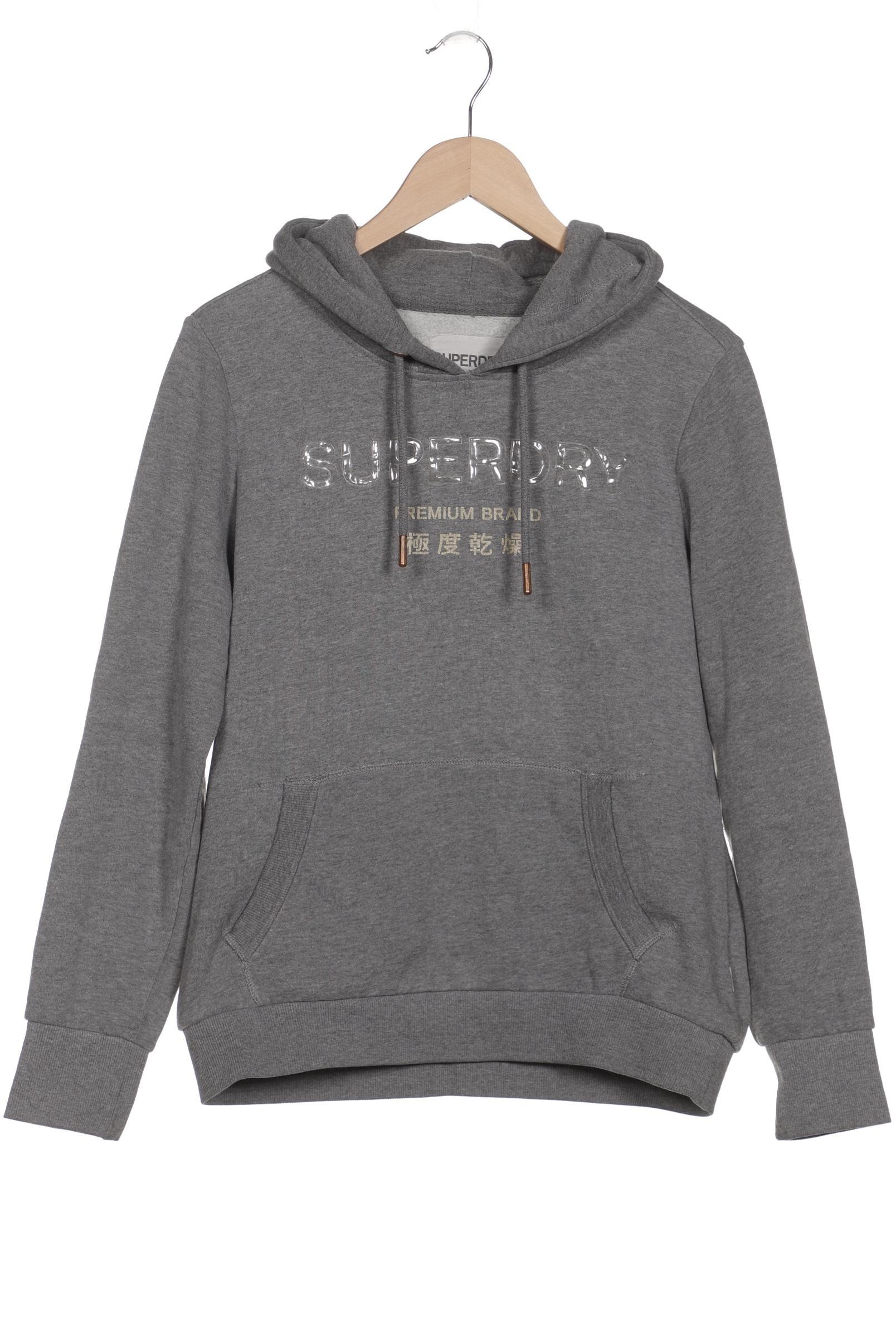 

Superdry Damen Kapuzenpullover, grau, Gr. 44
