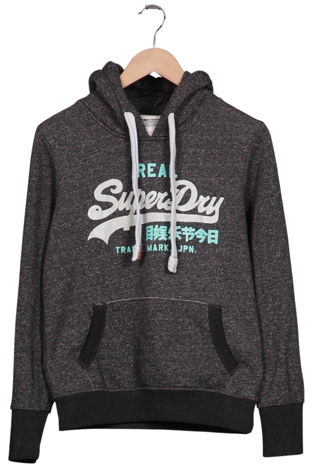 

Superdry Damen Kapuzenpullover, grau, Gr. 38