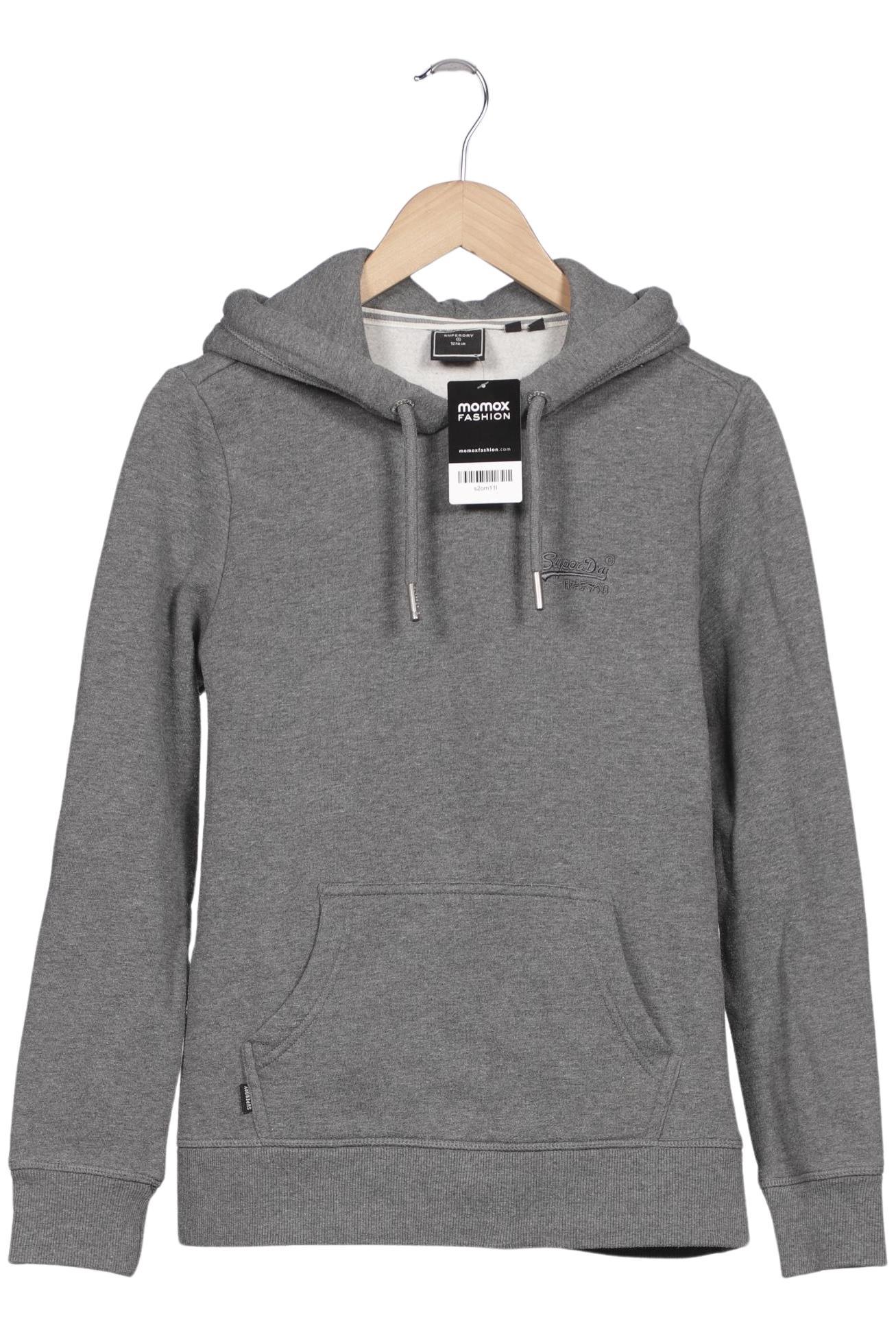 

Superdry Damen Kapuzenpullover, grau, Gr. 38