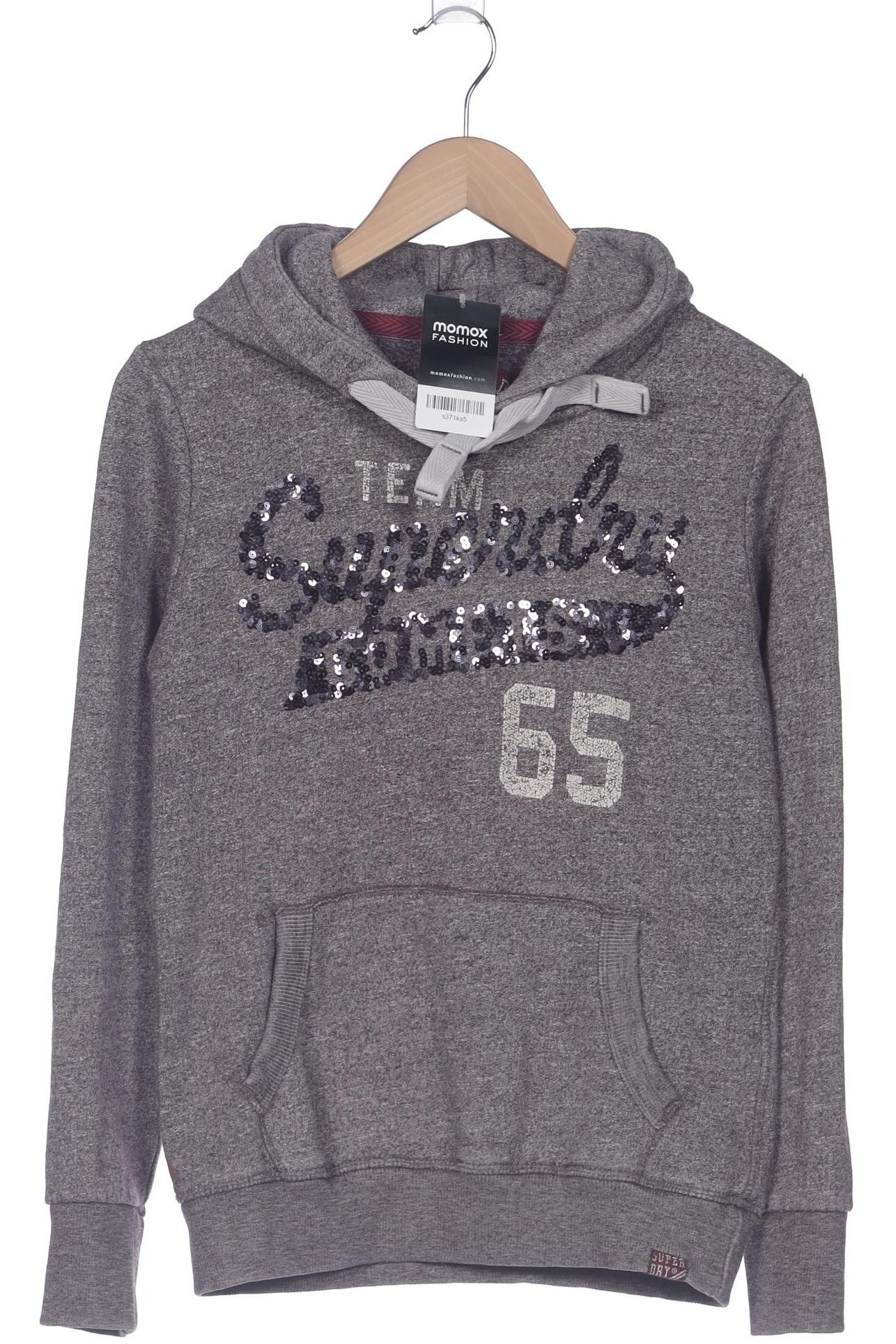 

Superdry Damen Kapuzenpullover, grau, Gr. 36