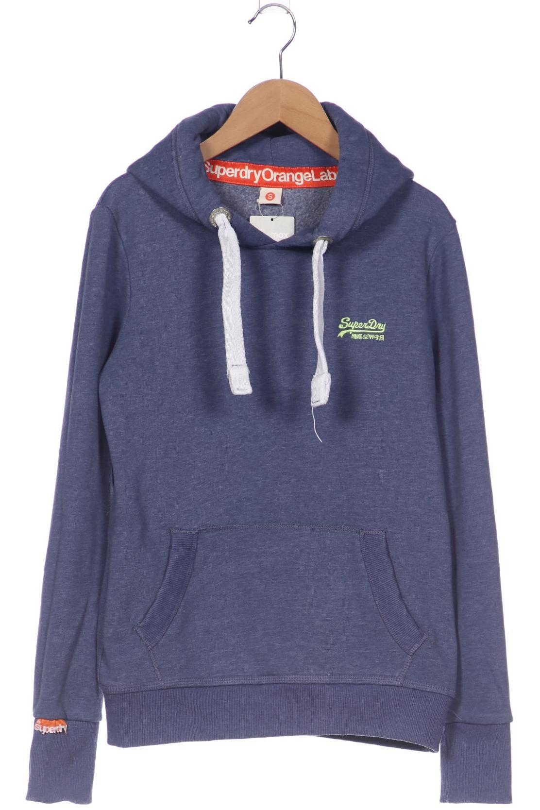 

Superdry Damen Kapuzenpullover, blau, Gr. 36
