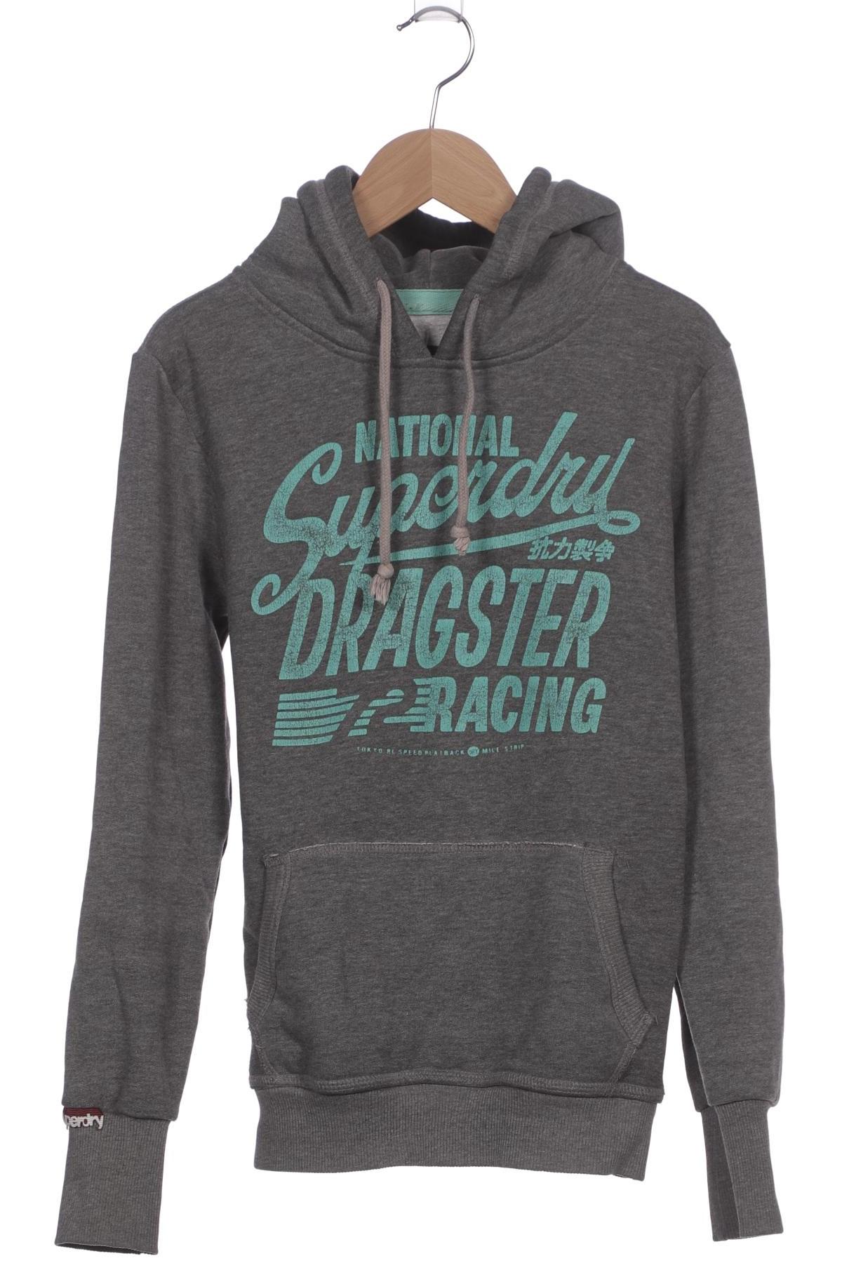 

Superdry Damen Kapuzenpullover, grau, Gr. 34