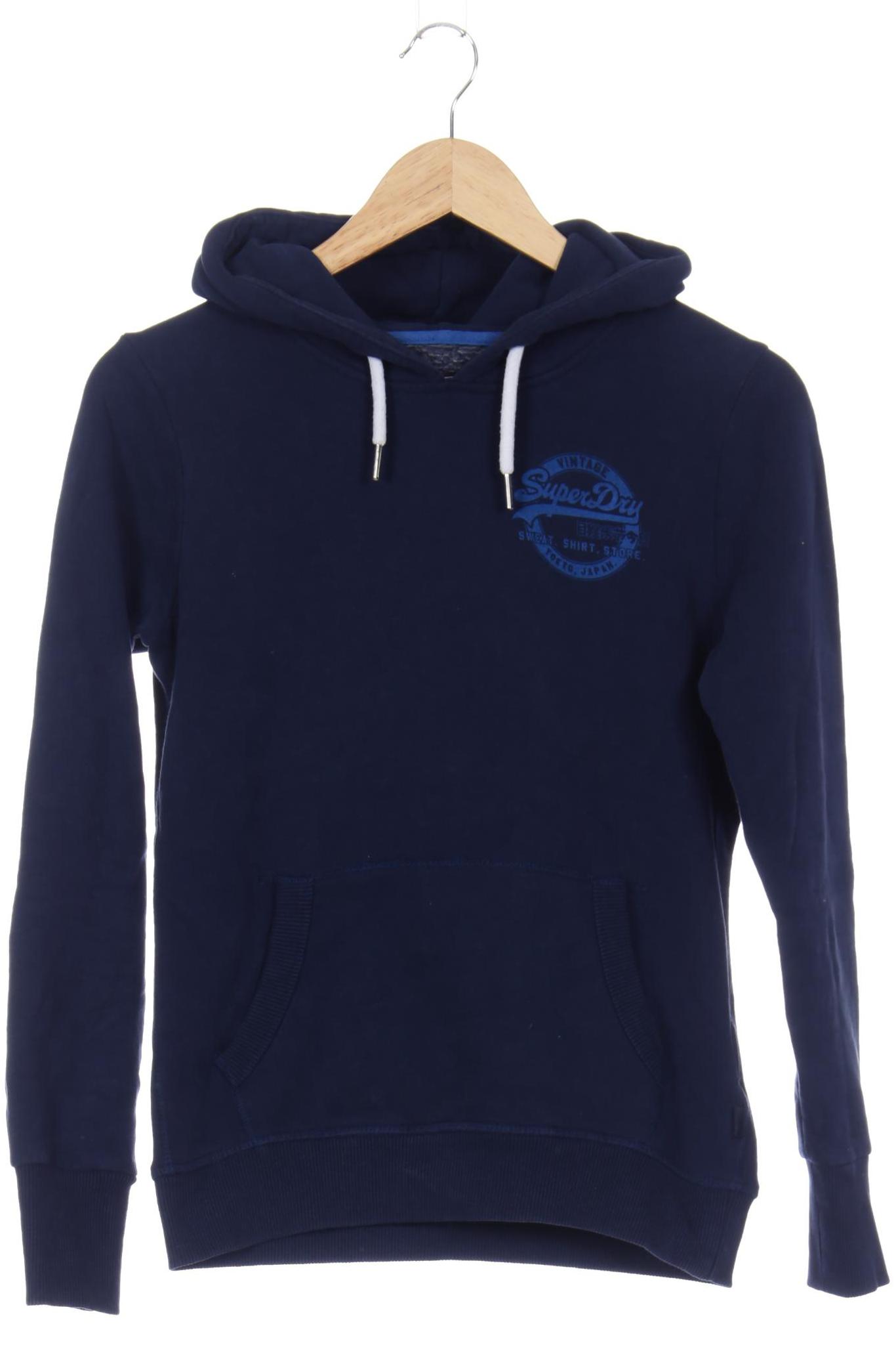 

Superdry Damen Kapuzenpullover, blau, Gr. 36