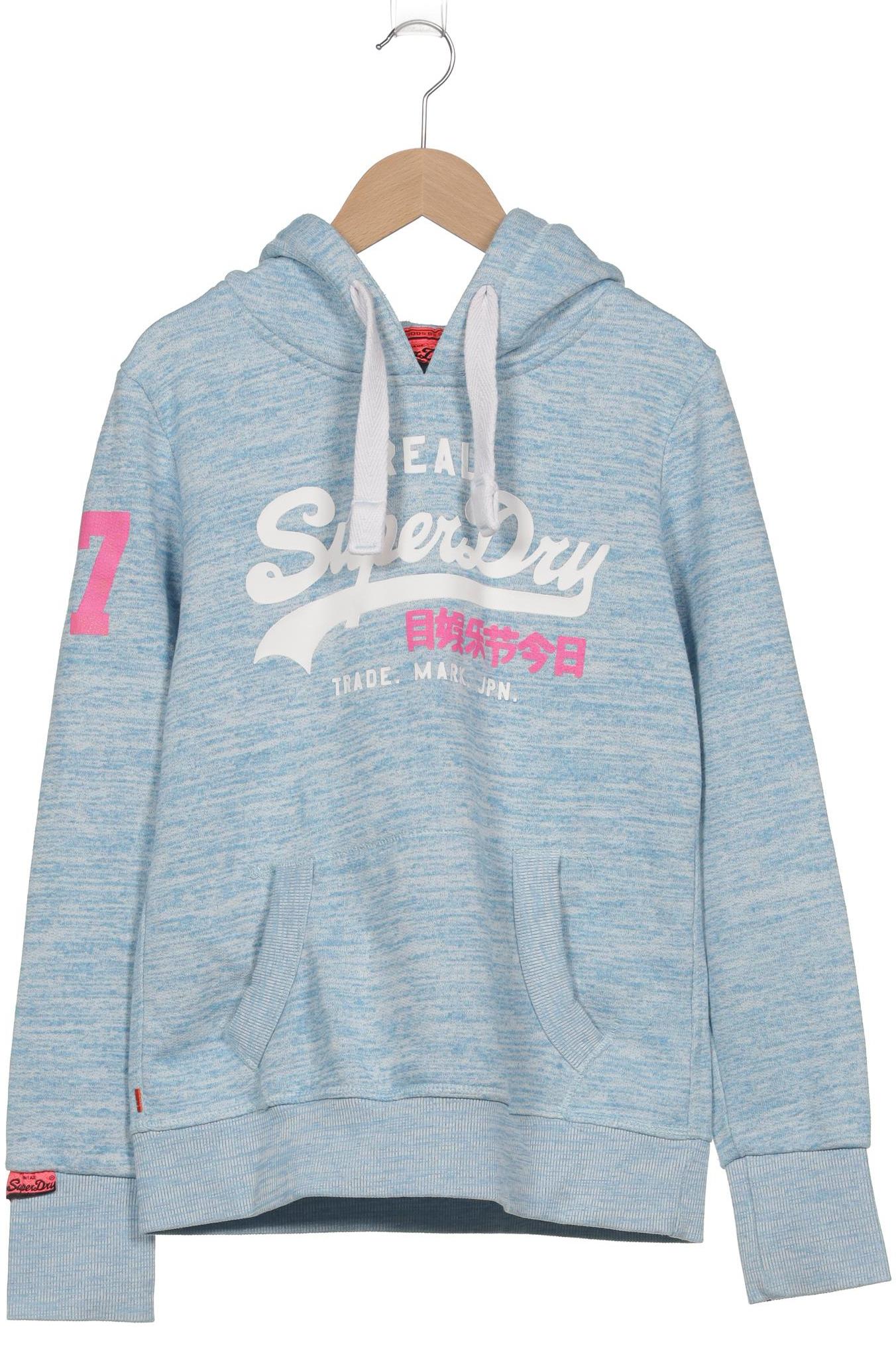 

Superdry Damen Kapuzenpullover, blau, Gr. 38