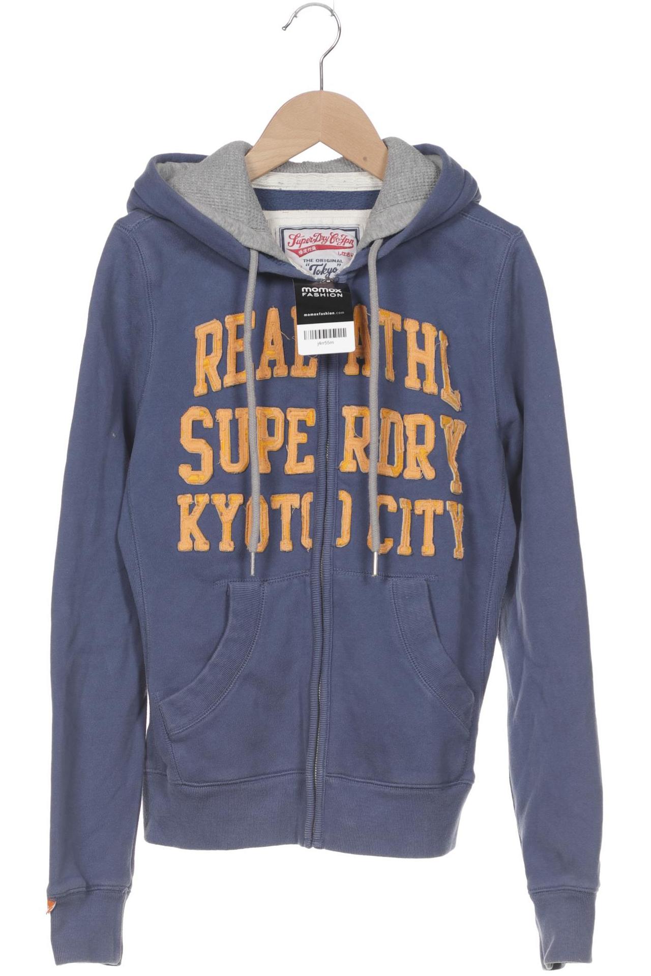 

Superdry Damen Kapuzenpullover, blau, Gr. 38