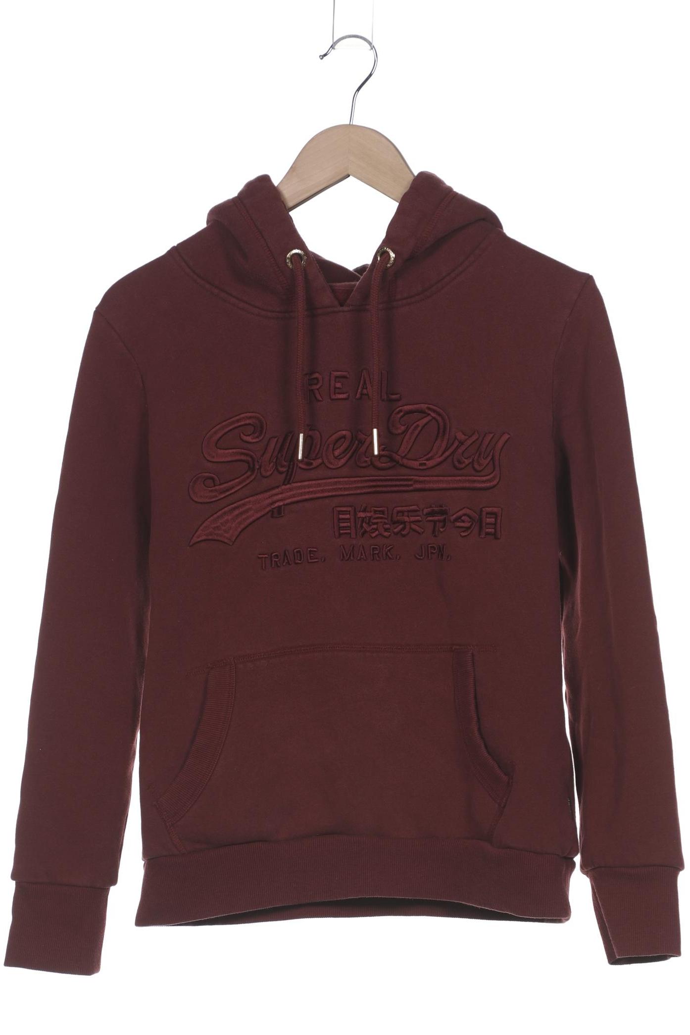 

Superdry Damen Kapuzenpullover, bordeaux, Gr. 42
