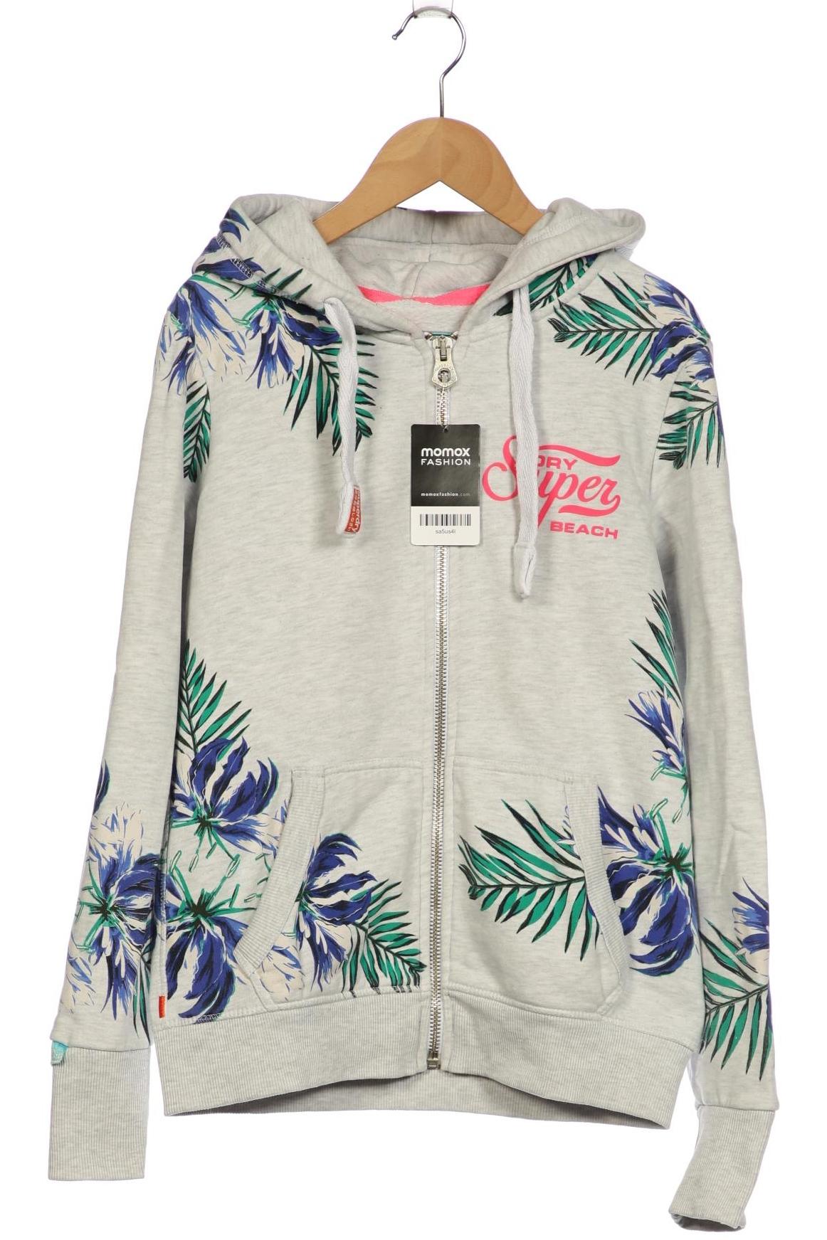 

Superdry Damen Kapuzenpullover, grau, Gr. 38
