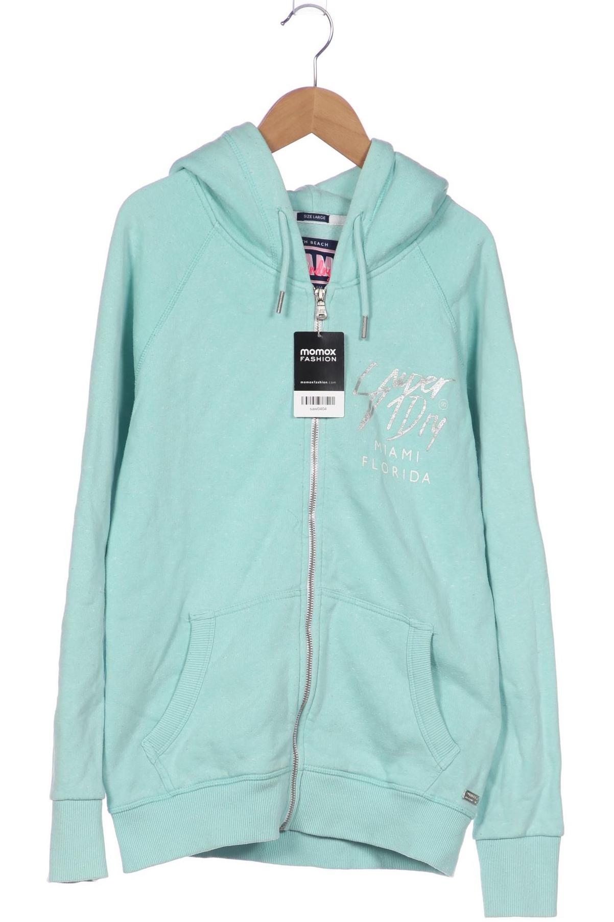 

Superdry Damen Kapuzenpullover, türkis, Gr. 42