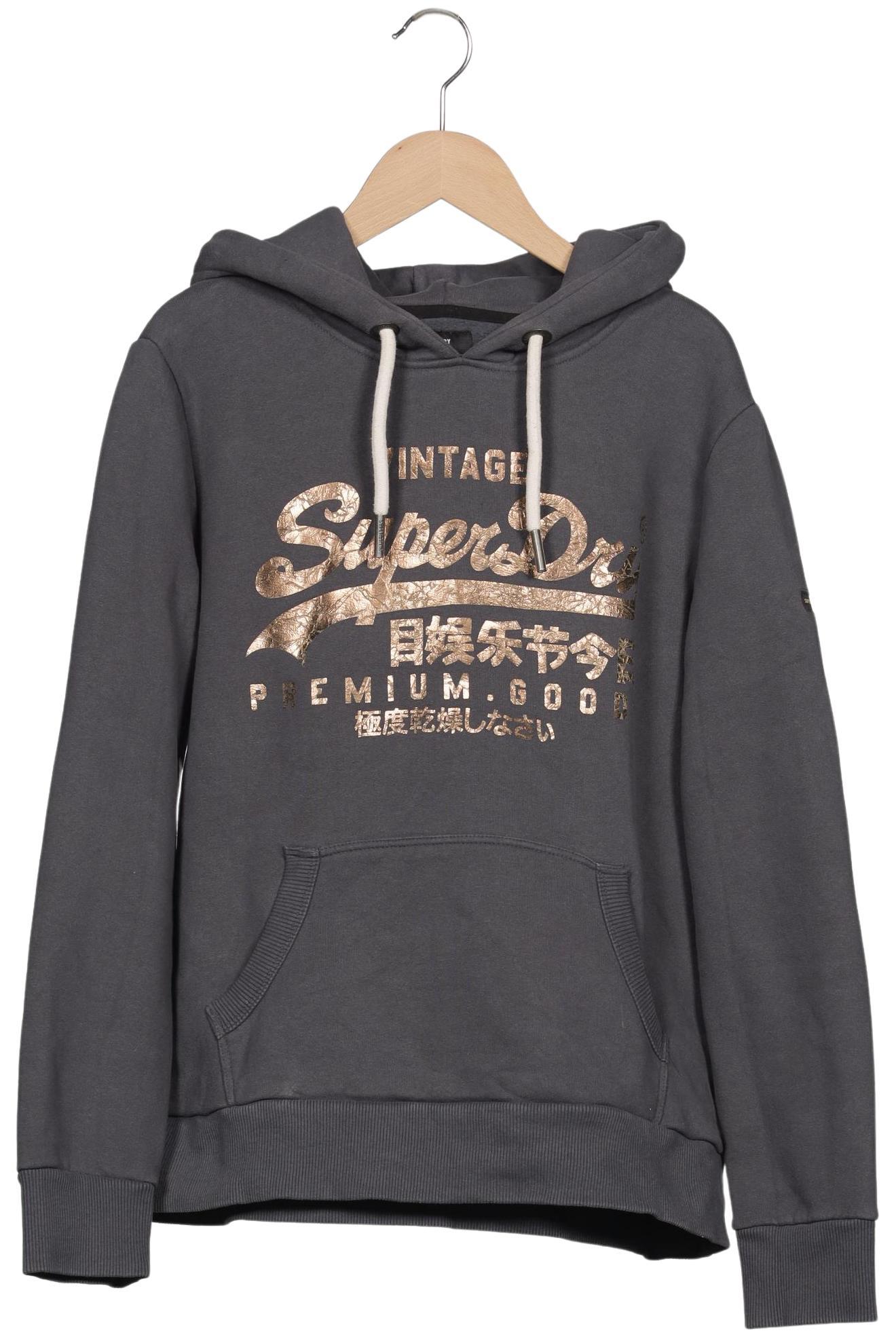 

Superdry Damen Kapuzenpullover, grau, Gr. 40