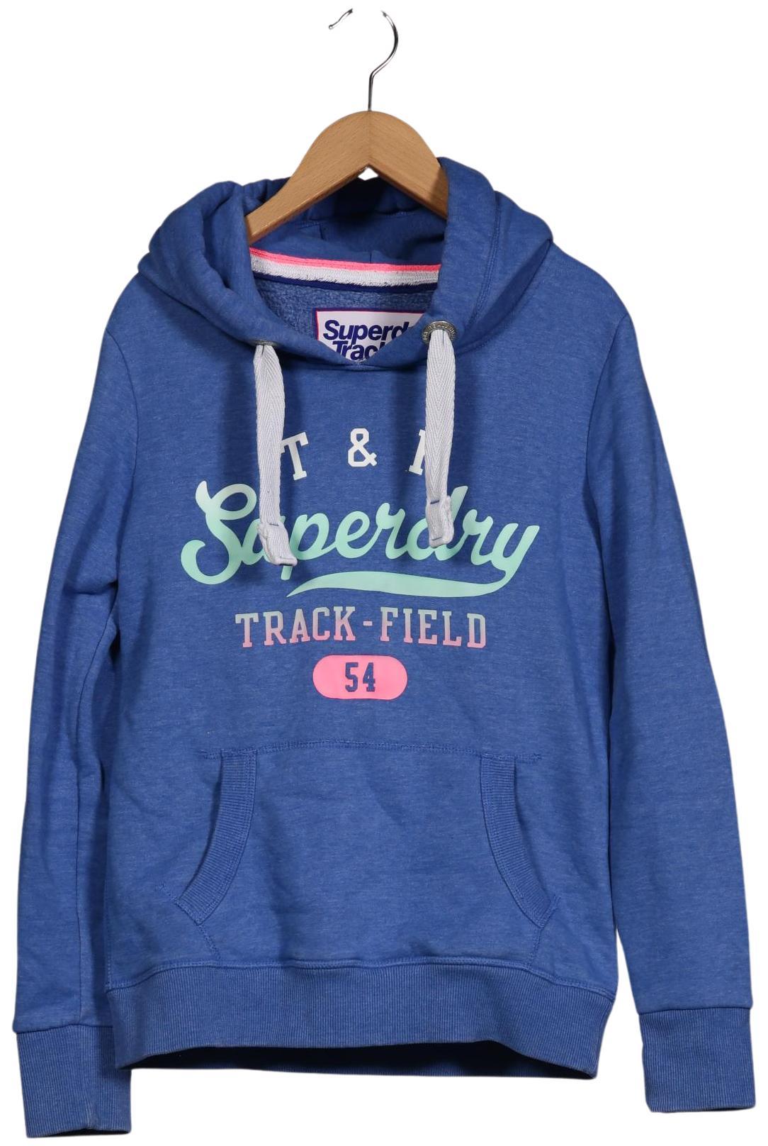 

Superdry Damen Kapuzenpullover, blau, Gr. 38