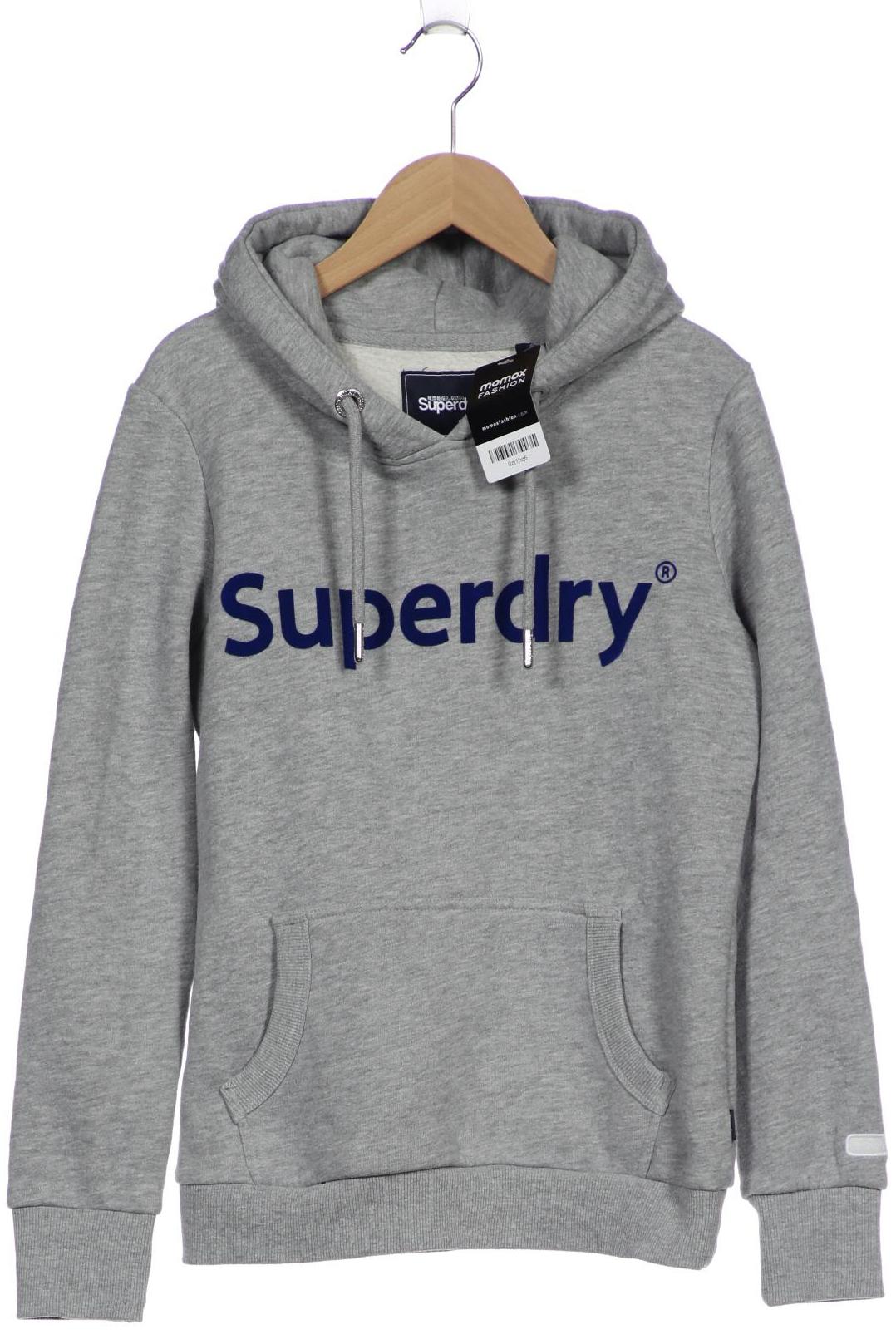 

Superdry Damen Kapuzenpullover, grau, Gr. 38