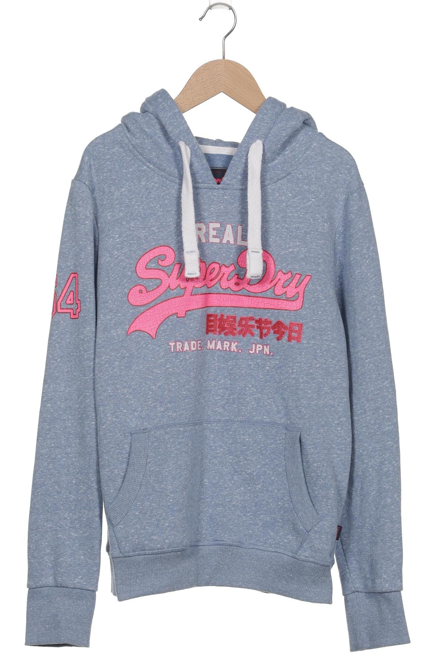

Superdry Damen Kapuzenpullover, hellblau, Gr. 38