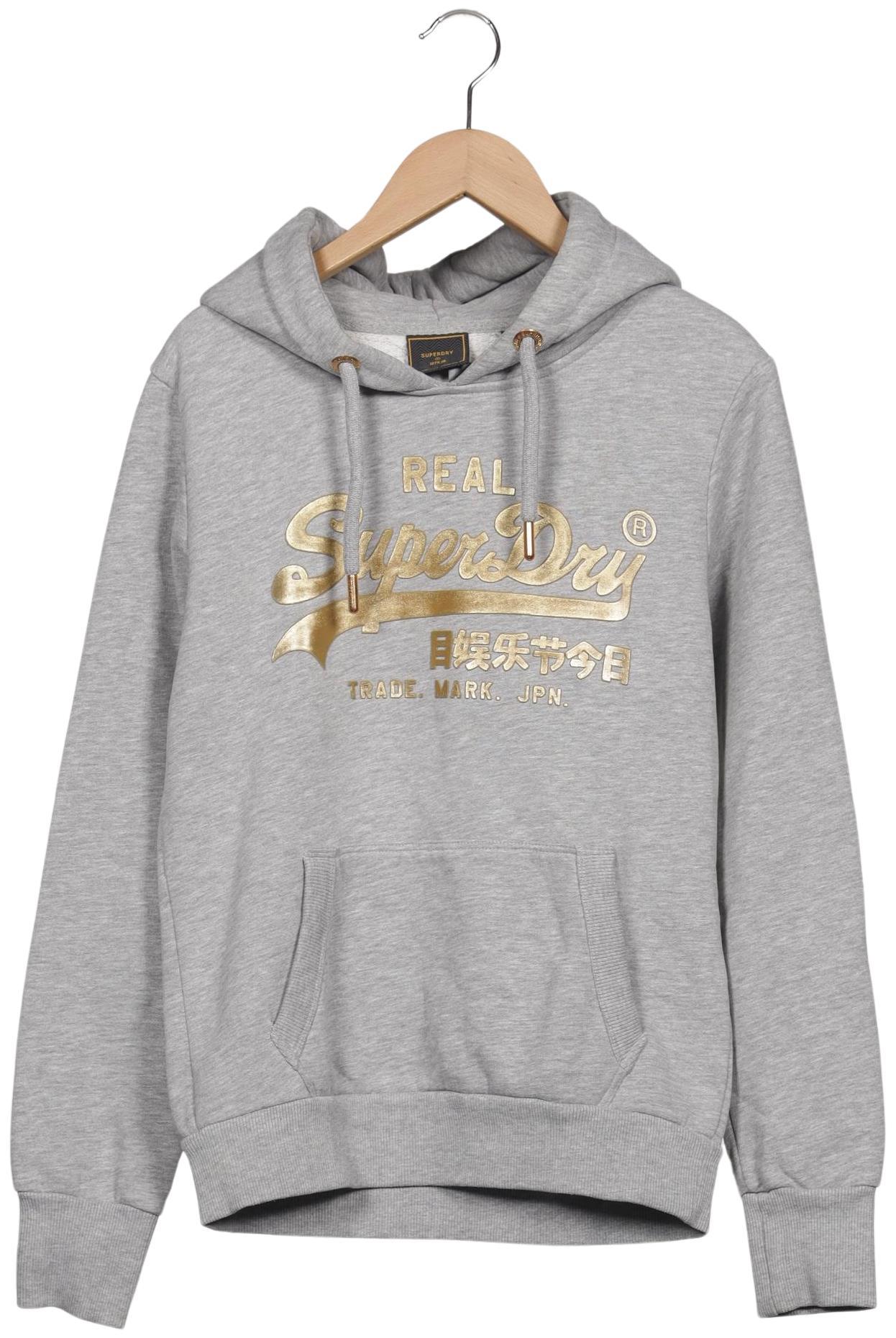 

Superdry Damen Kapuzenpullover, grau, Gr. 38
