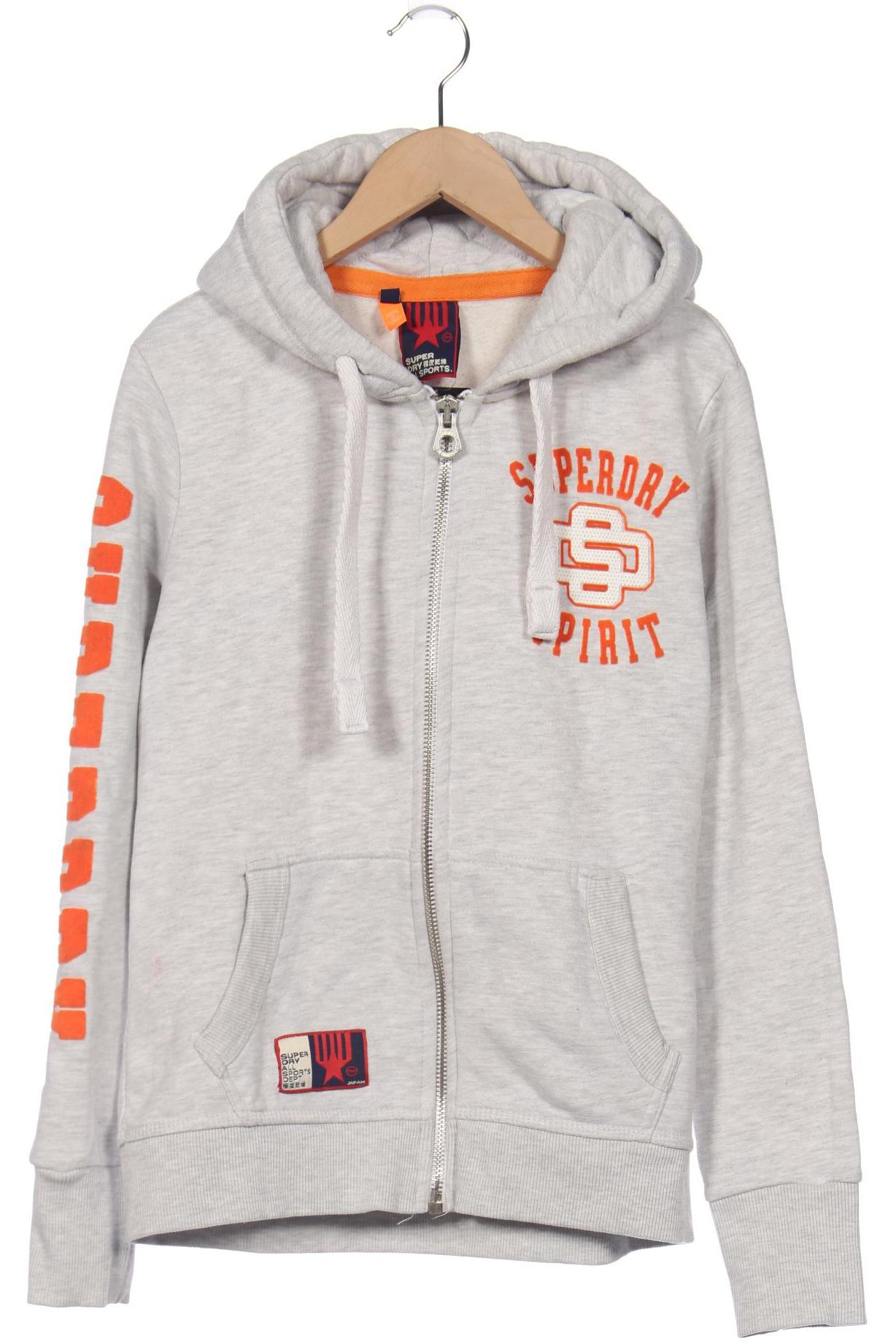 

Superdry Damen Kapuzenpullover, grau, Gr. 42