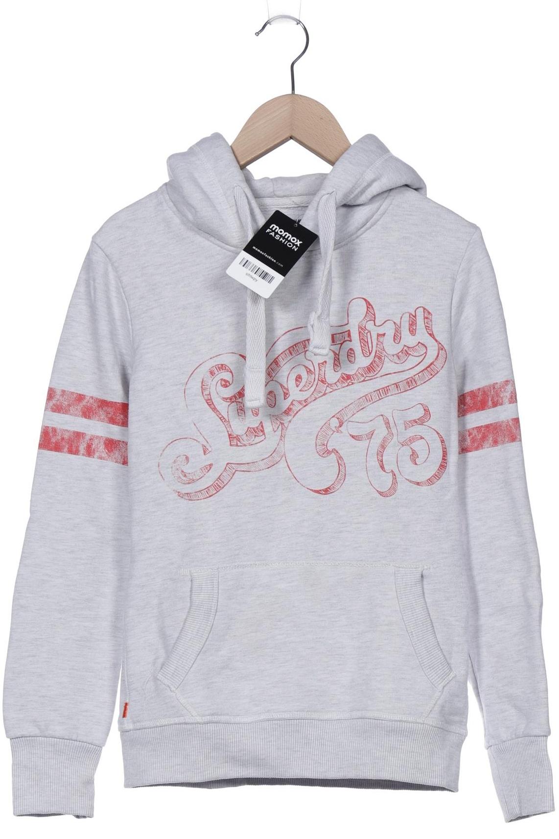 

Superdry Damen Kapuzenpullover, grau, Gr. 34