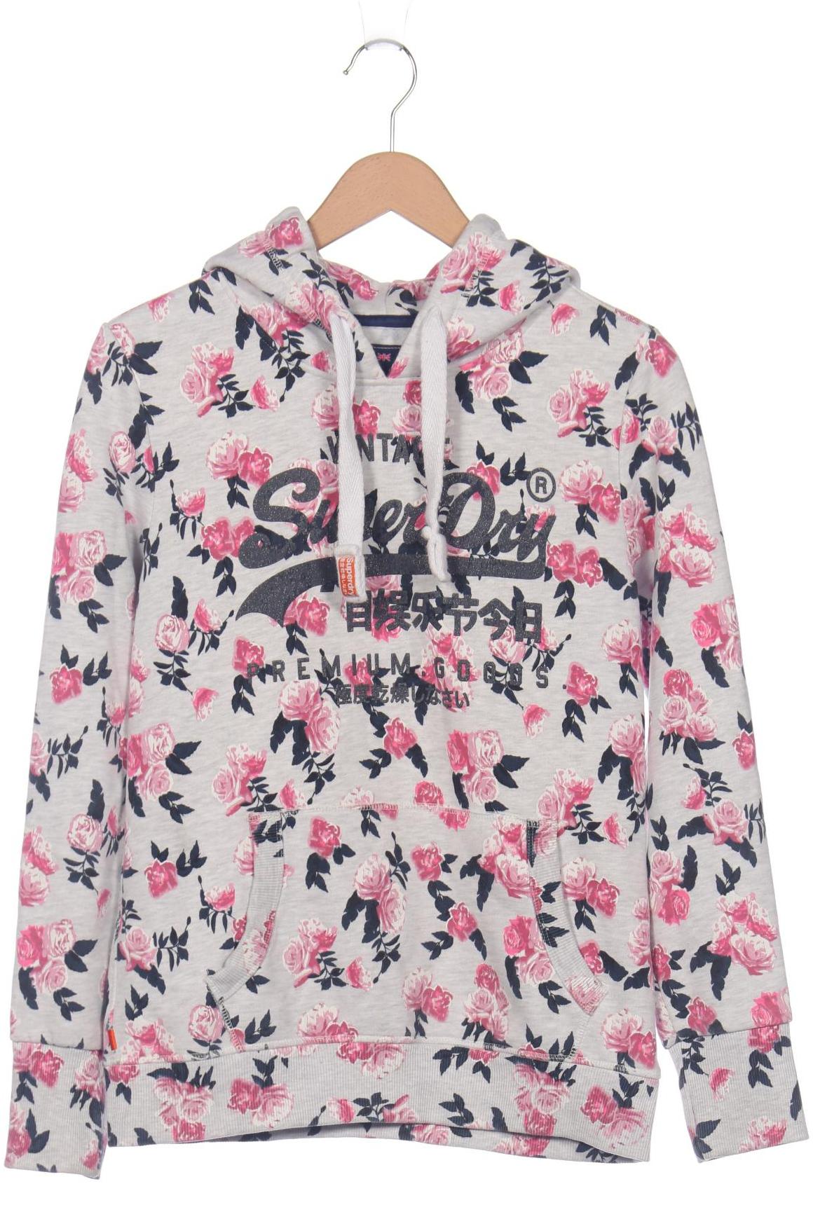

Superdry Damen Kapuzenpullover, grau, Gr. 42