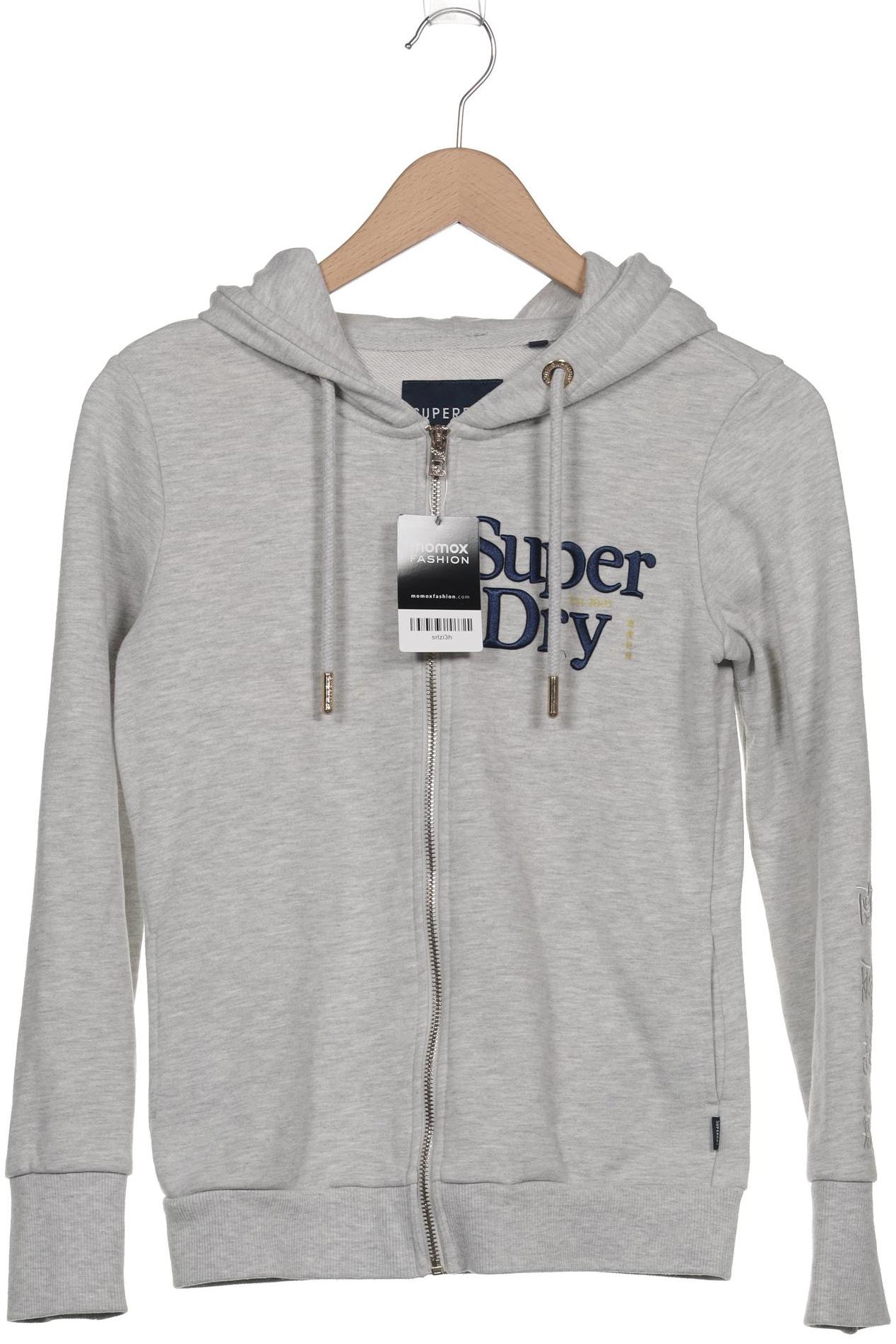 

Superdry Damen Kapuzenpullover, grau, Gr. 36