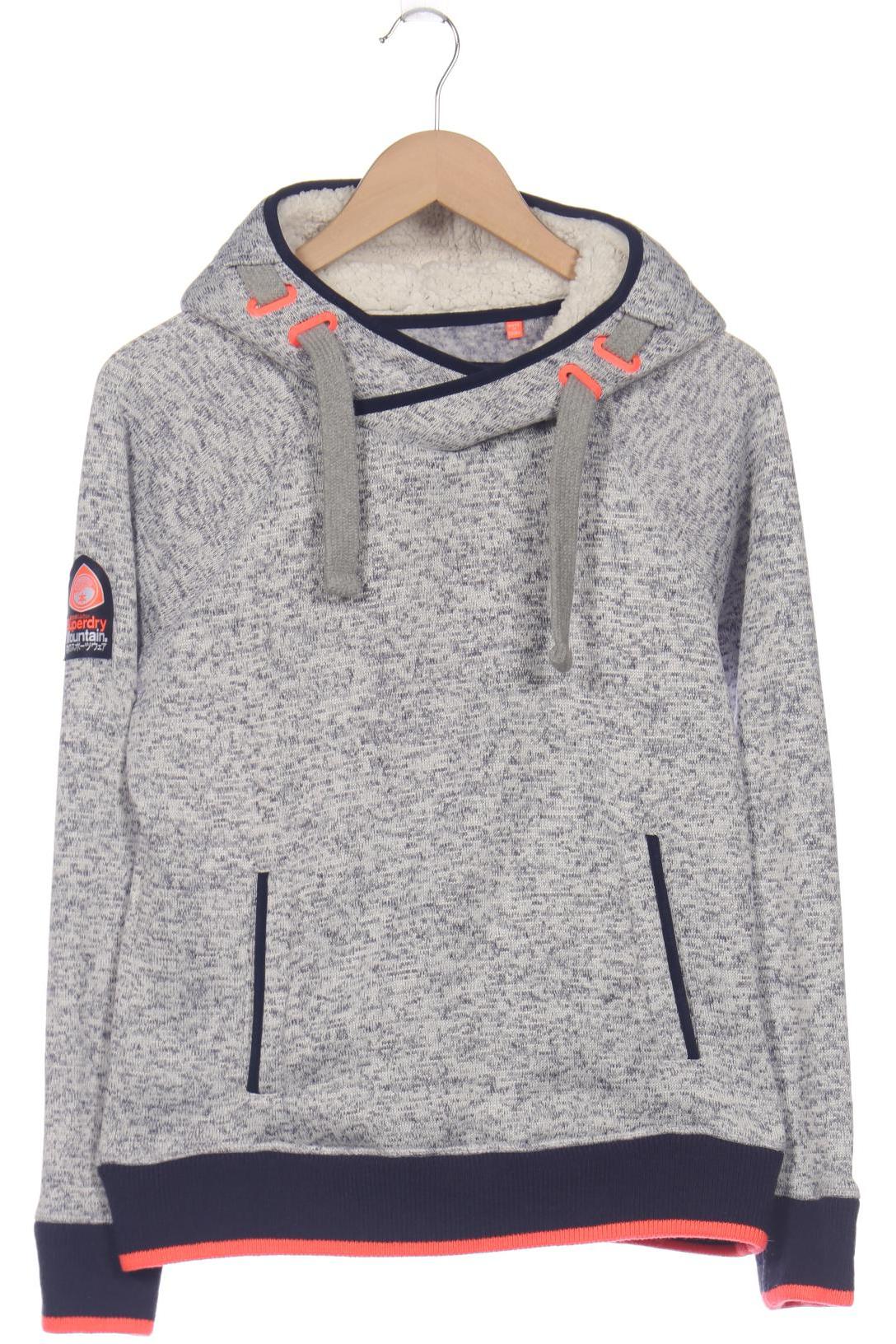 

Superdry Damen Kapuzenpullover, blau, Gr. 38
