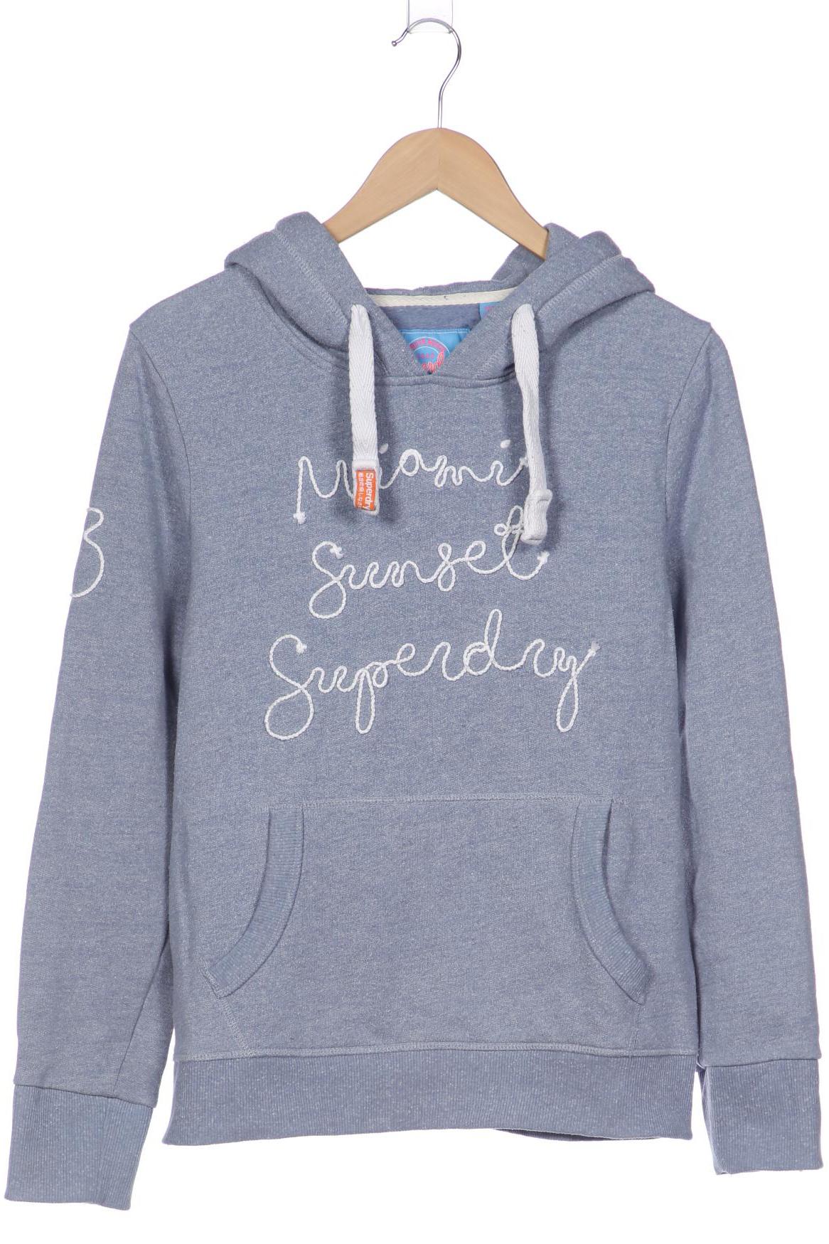 

Superdry Damen Kapuzenpullover, blau, Gr. 42