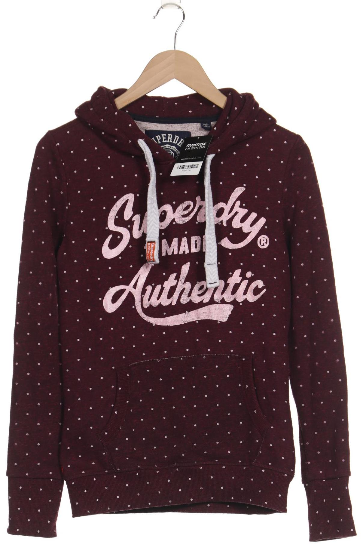 

Superdry Damen Kapuzenpullover, bordeaux, Gr. 36
