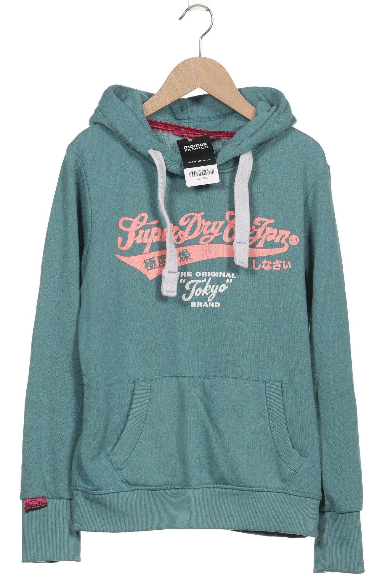 

Superdry Damen Kapuzenpullover, türkis, Gr. 38