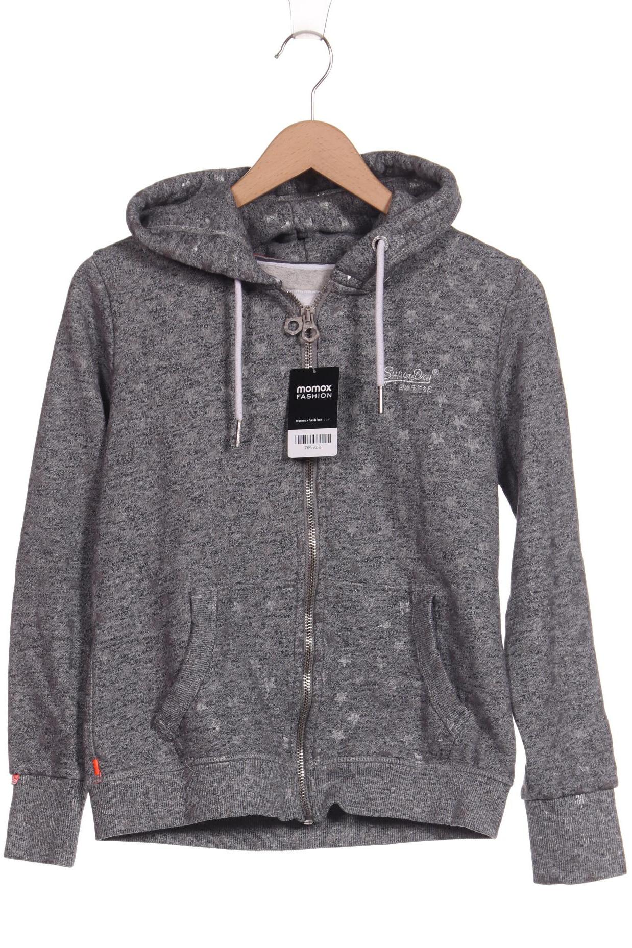 

Superdry Damen Kapuzenpullover, grau, Gr. 42