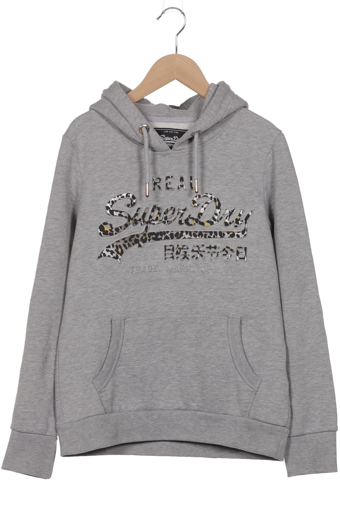 

Superdry Damen Kapuzenpullover, grau, Gr. 40