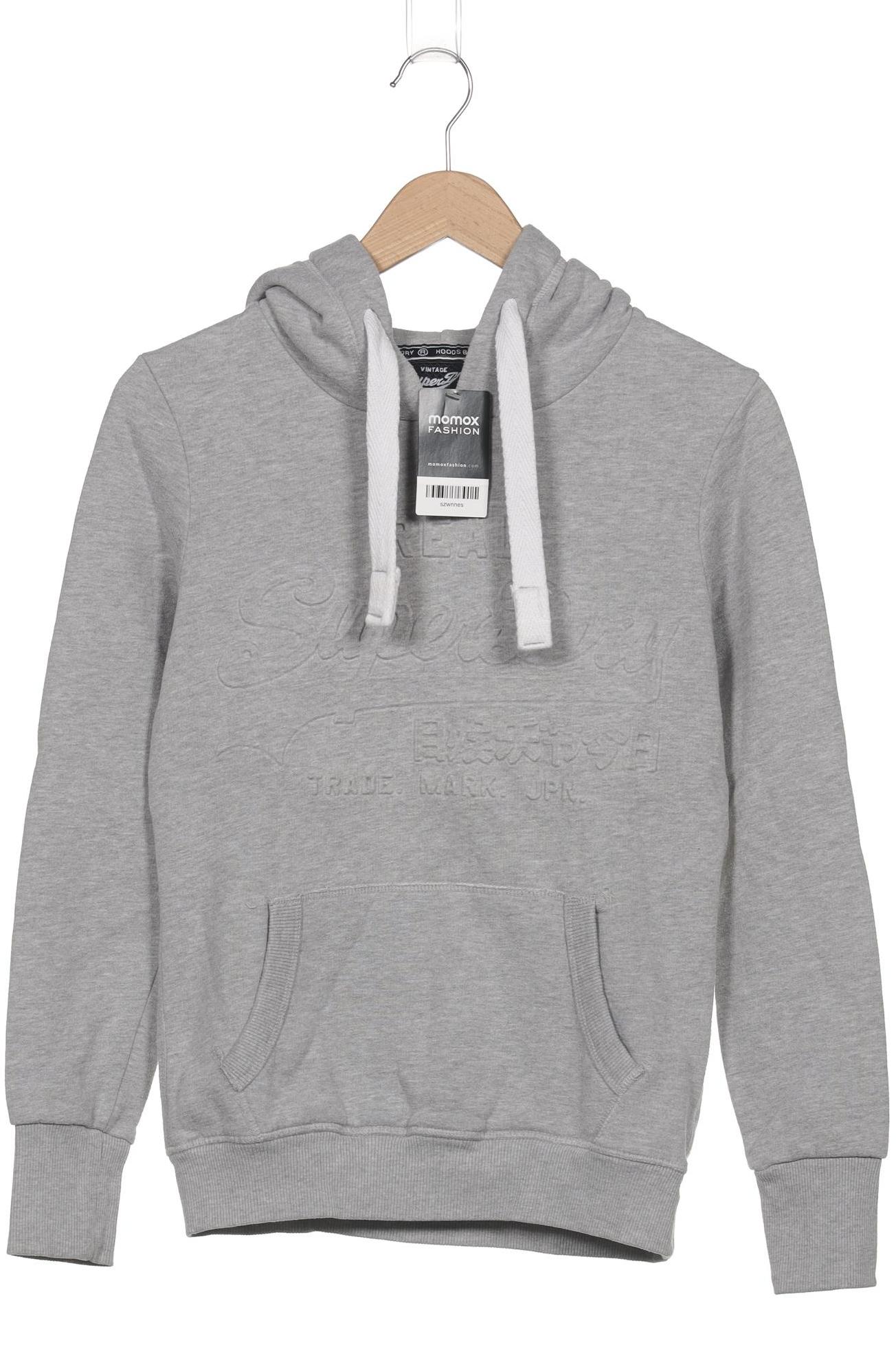 

Superdry Damen Kapuzenpullover, grau, Gr. 34
