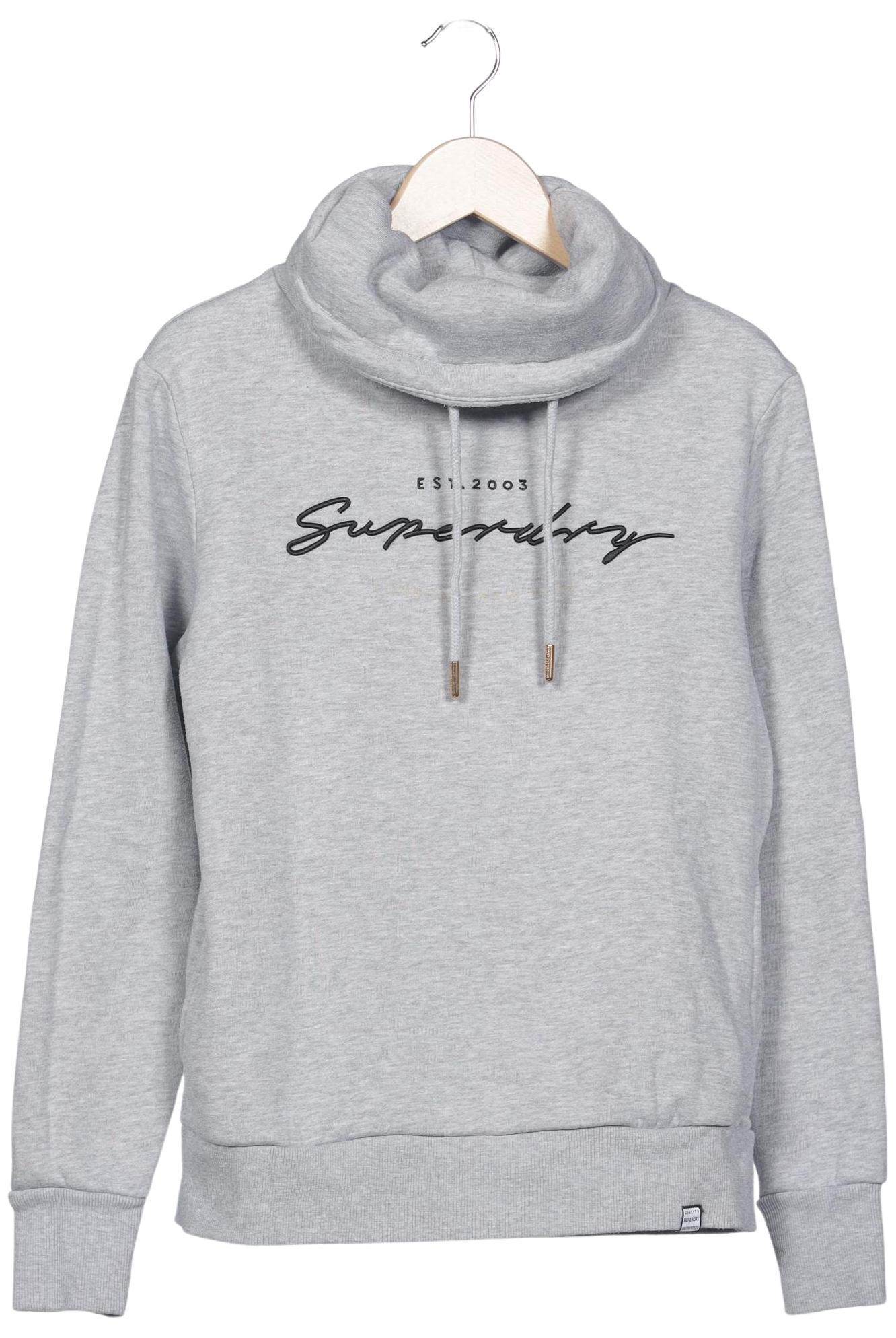 

Superdry Damen Kapuzenpullover, grau, Gr. 38