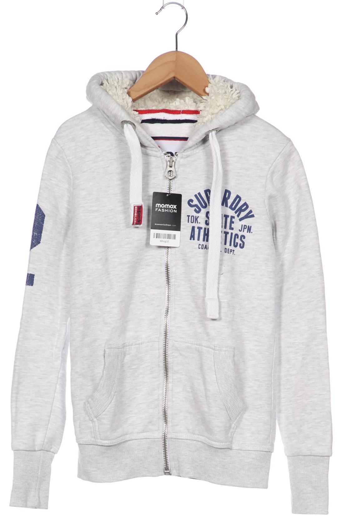 

Superdry Damen Kapuzenpullover, grau, Gr. 34
