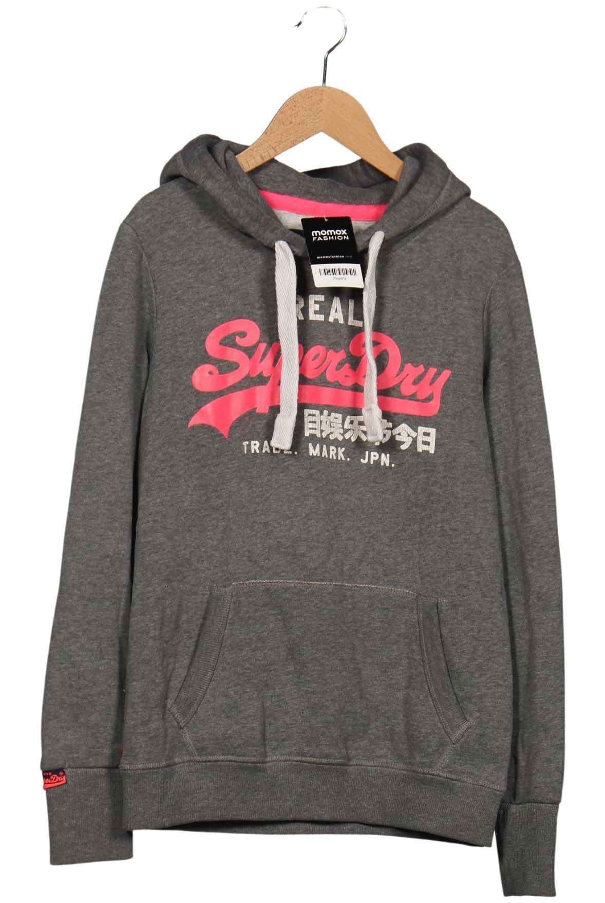 

Superdry Damen Kapuzenpullover, grau, Gr. 38