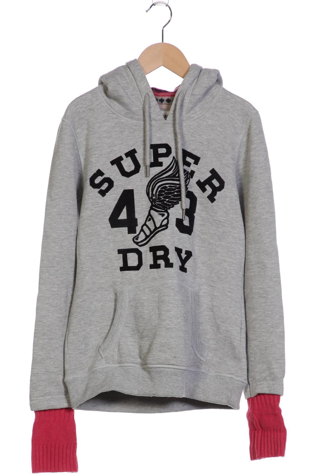 

Superdry Damen Kapuzenpullover, grau, Gr. 38