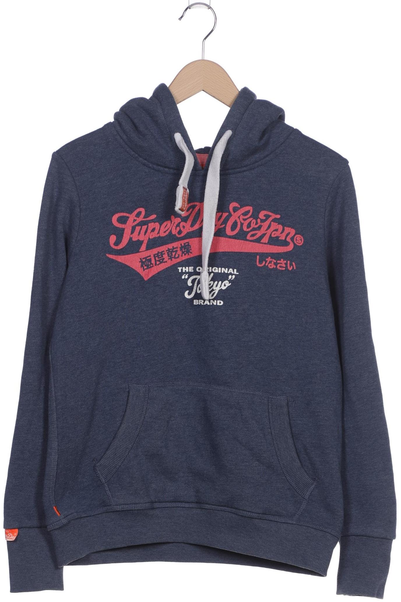 

Superdry Damen Kapuzenpullover, blau, Gr. 42