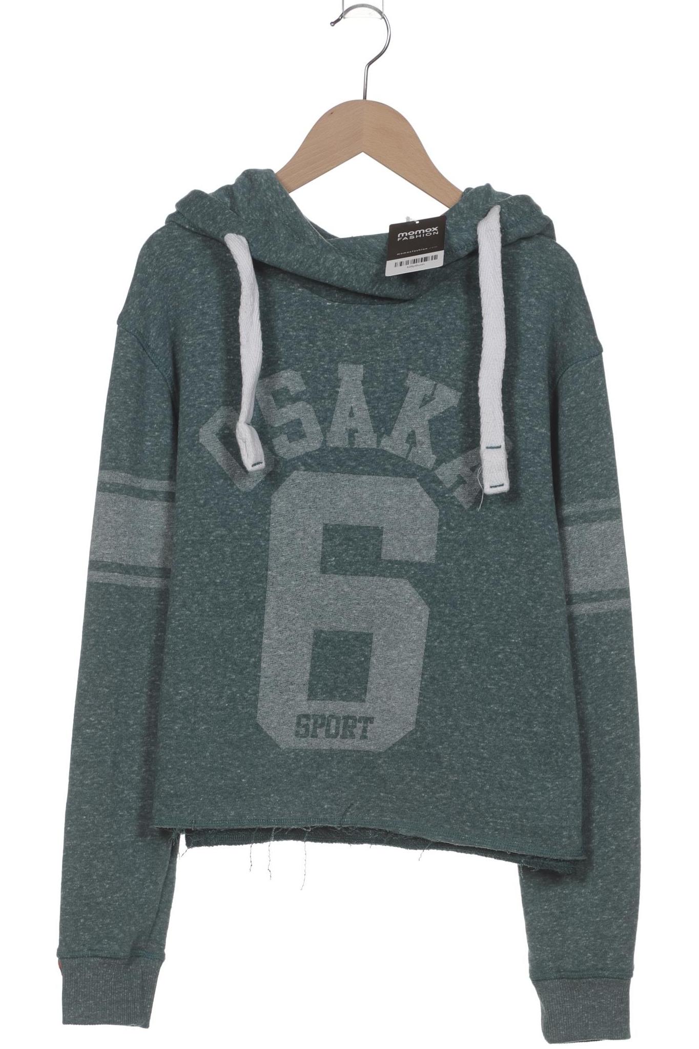 

Superdry Damen Kapuzenpullover, grün, Gr. 36