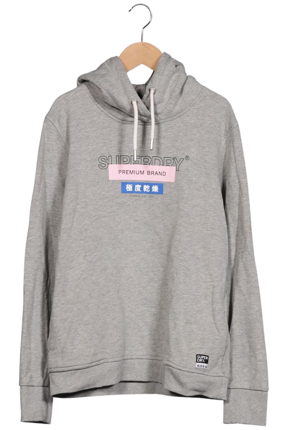 

Superdry Damen Kapuzenpullover, grau, Gr. 40