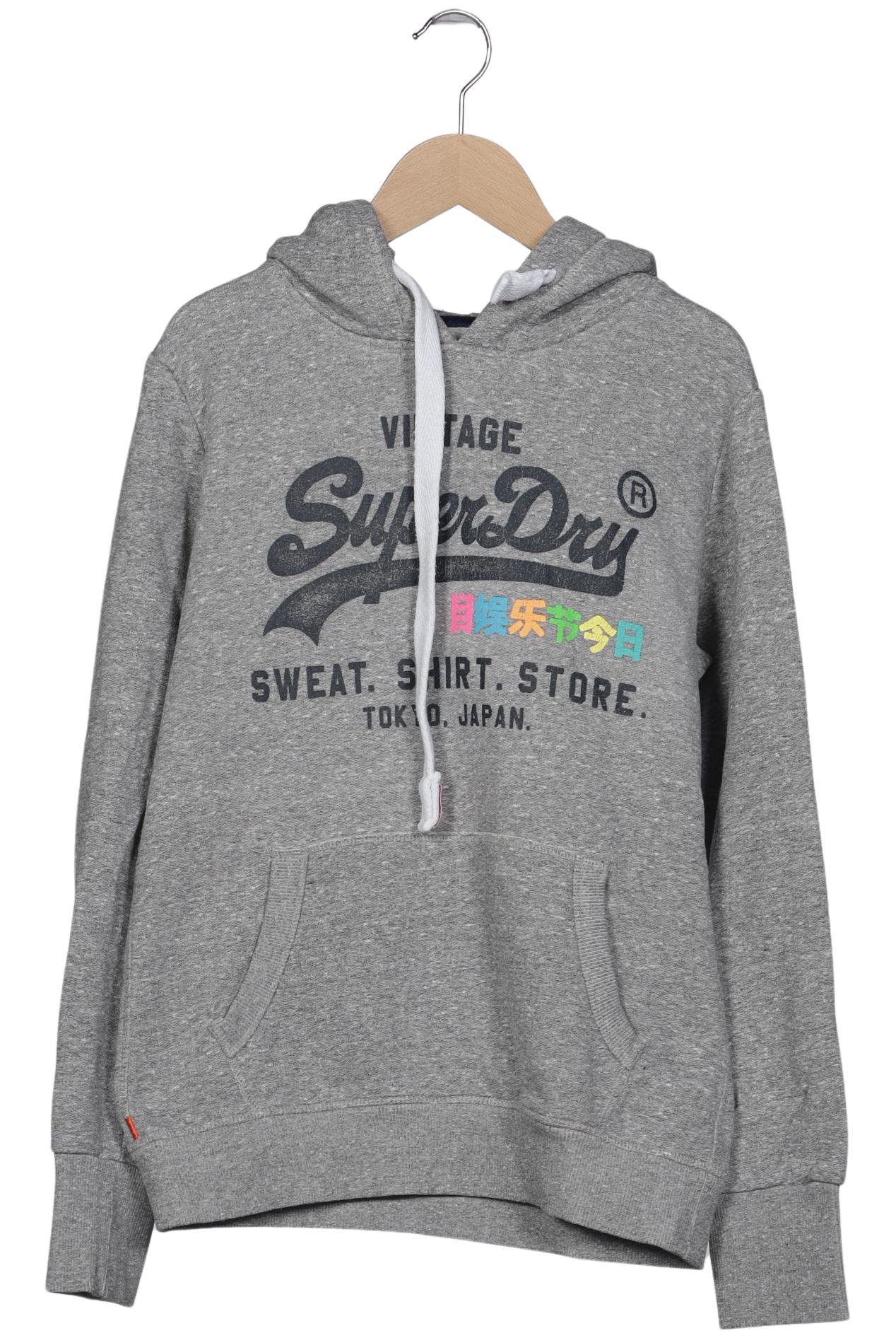 

Superdry Damen Kapuzenpullover, grau, Gr. 38