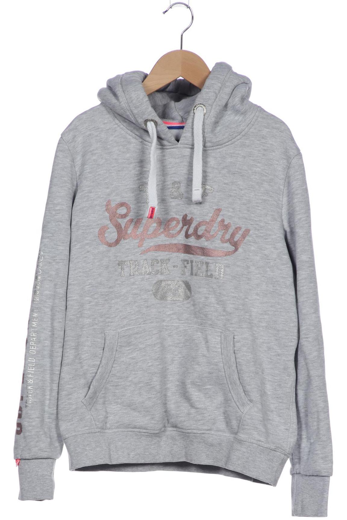 

Superdry Damen Kapuzenpullover, grau, Gr. 44