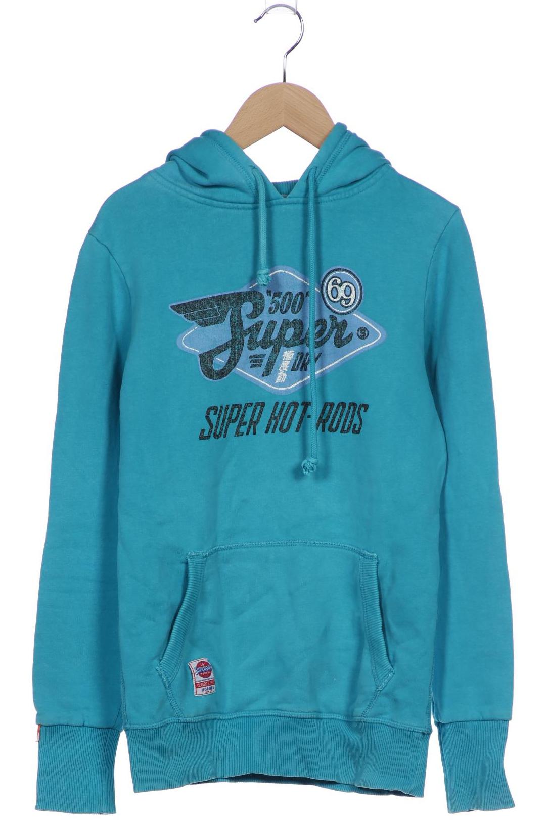 

Superdry Damen Kapuzenpullover, blau, Gr. 38