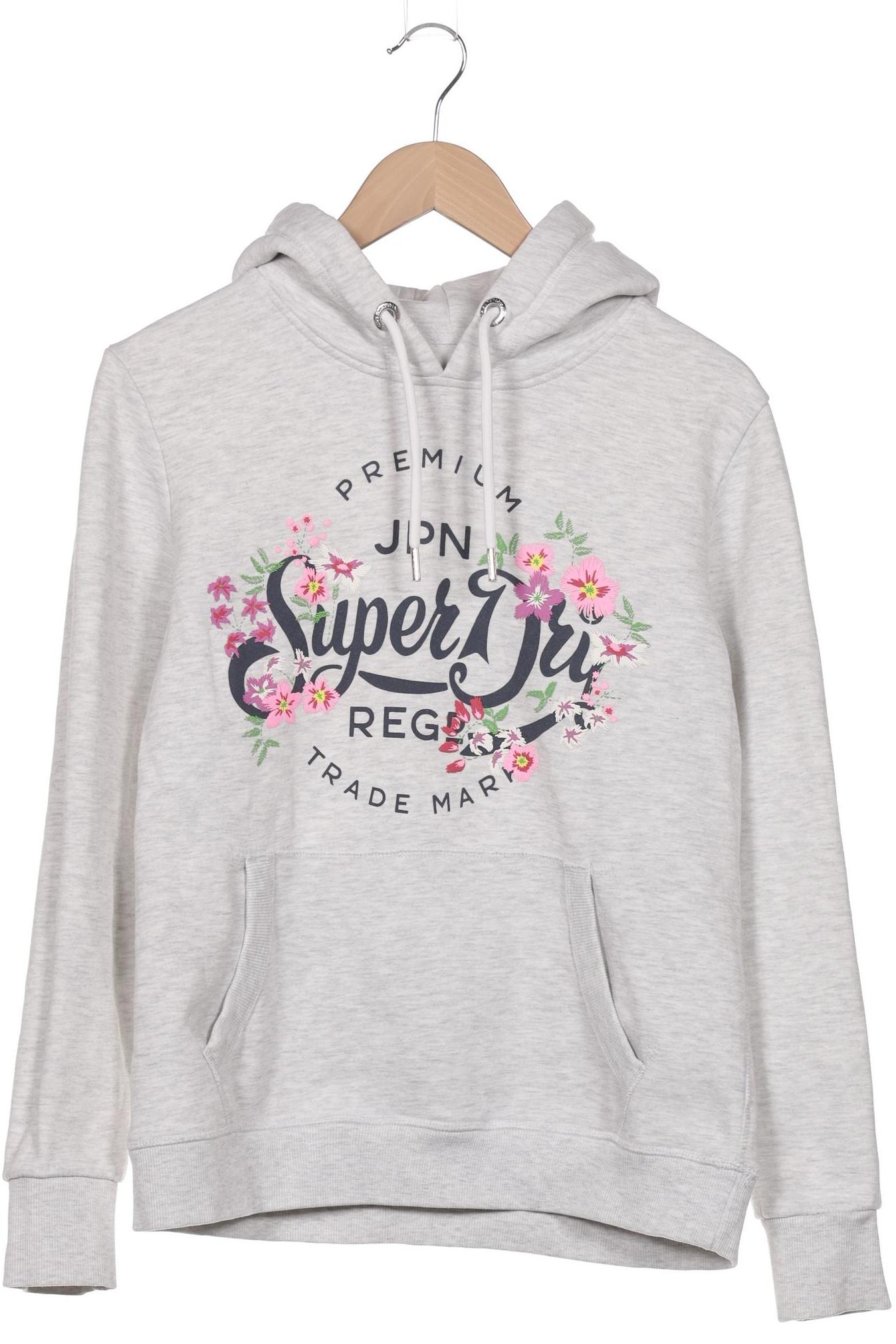 

Superdry Damen Kapuzenpullover, grau, Gr. 44
