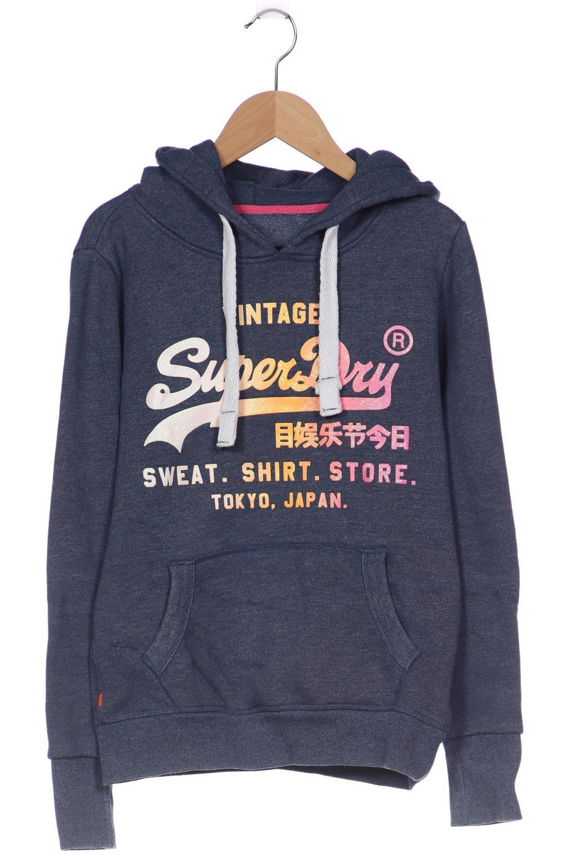 

Superdry Damen Kapuzenpullover, blau