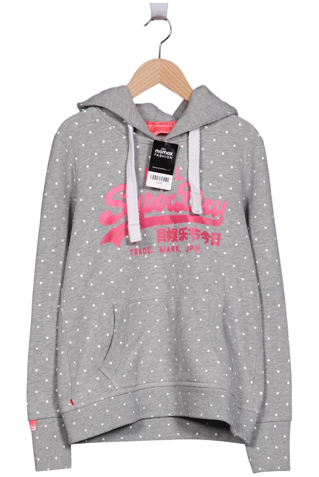 

Superdry Damen Kapuzenpullover, grau, Gr. 38