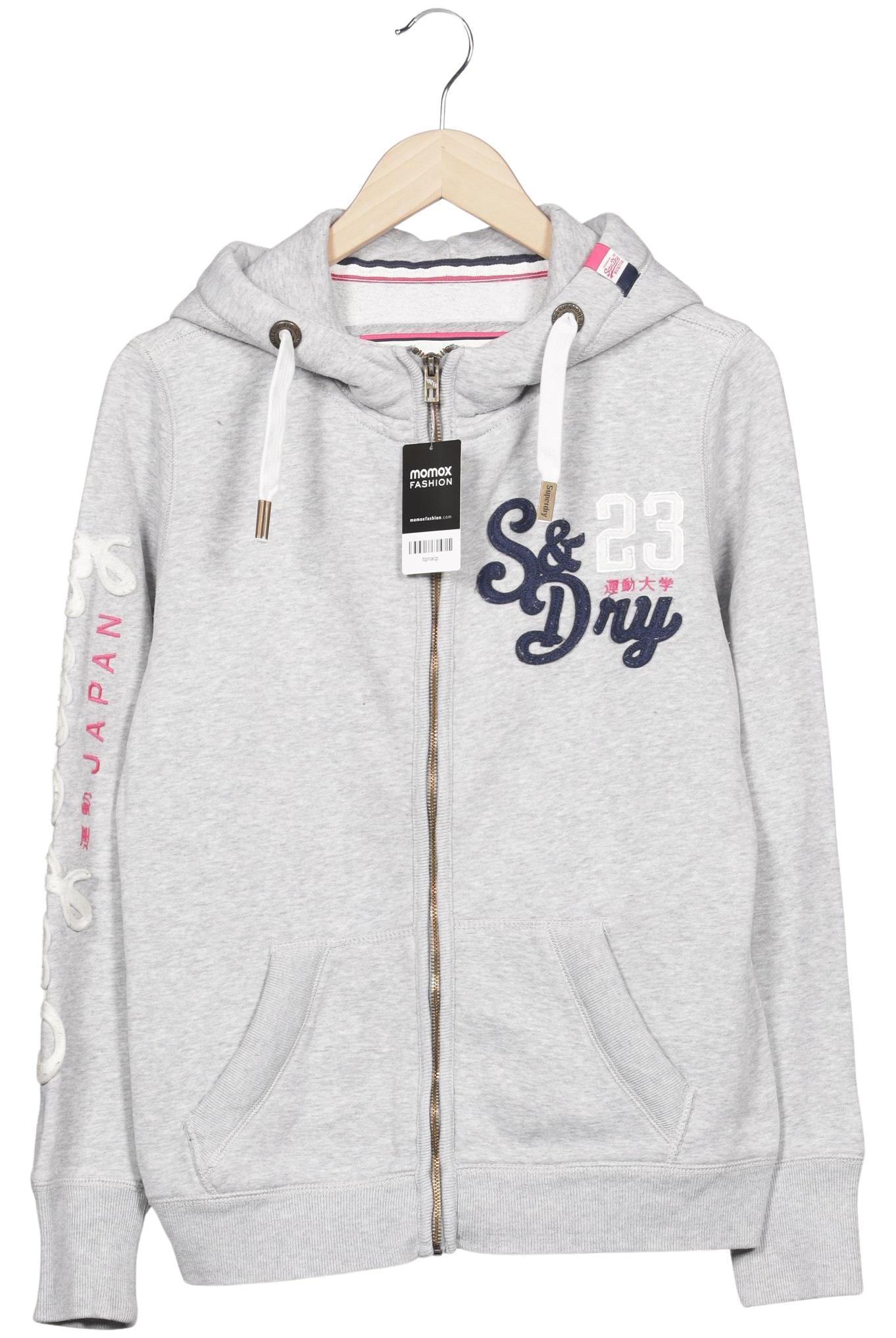 

Superdry Damen Kapuzenpullover, grau, Gr. 42