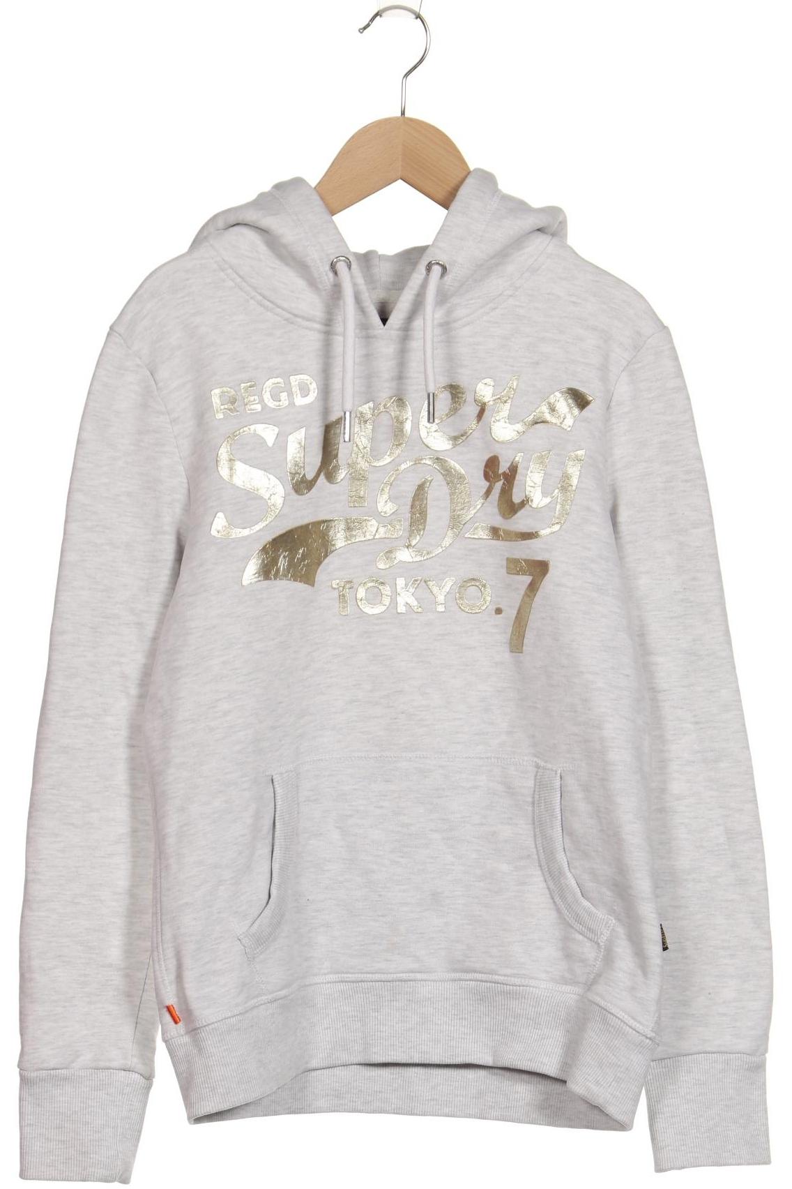 

Superdry Damen Kapuzenpullover, grau, Gr. 38