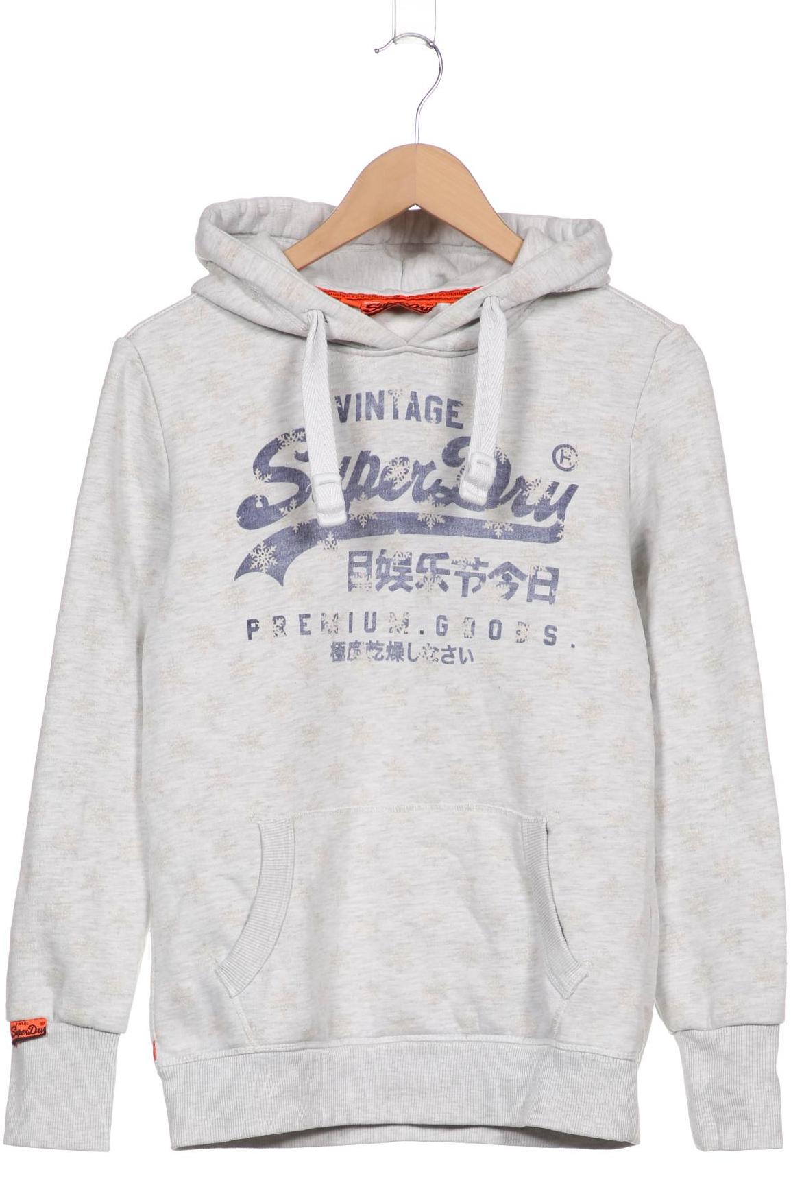

Superdry Damen Kapuzenpullover, grau, Gr. 38